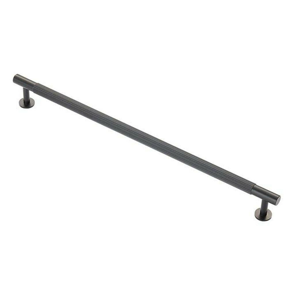 Lined Bar Door Pull Handle 370mm x 13mm 320mm Centres Matt