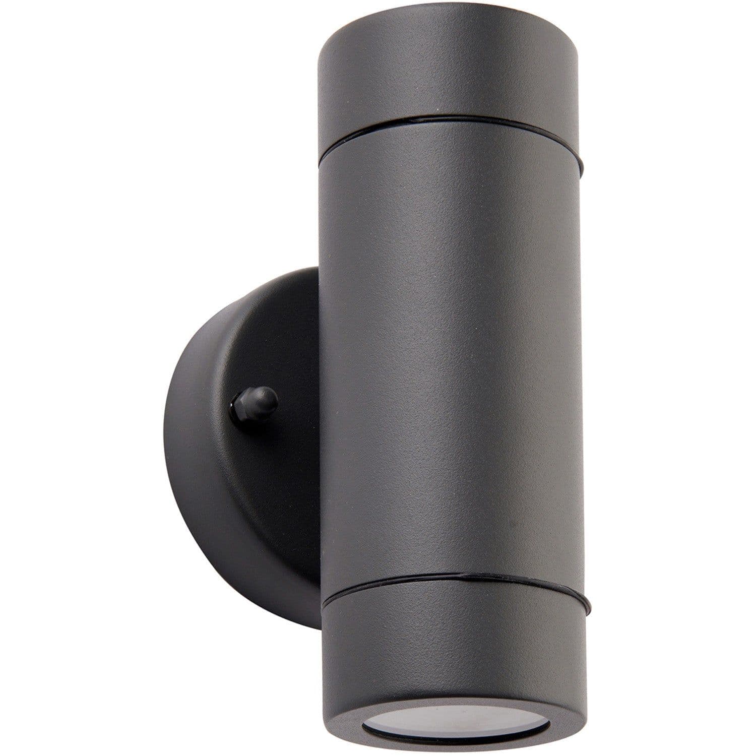 Up & Down Twin Outdoor IP44 Wall Light 2 x 7W GU10 LED Anthracite