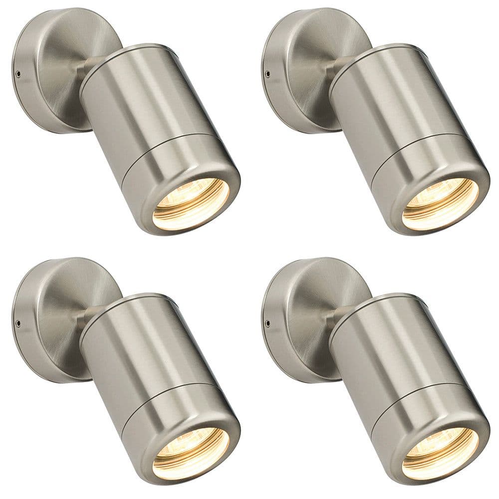 4 PACK Adjustable IP65 Spotlight 7W LED GU10 Marine Grade Stainless Steel