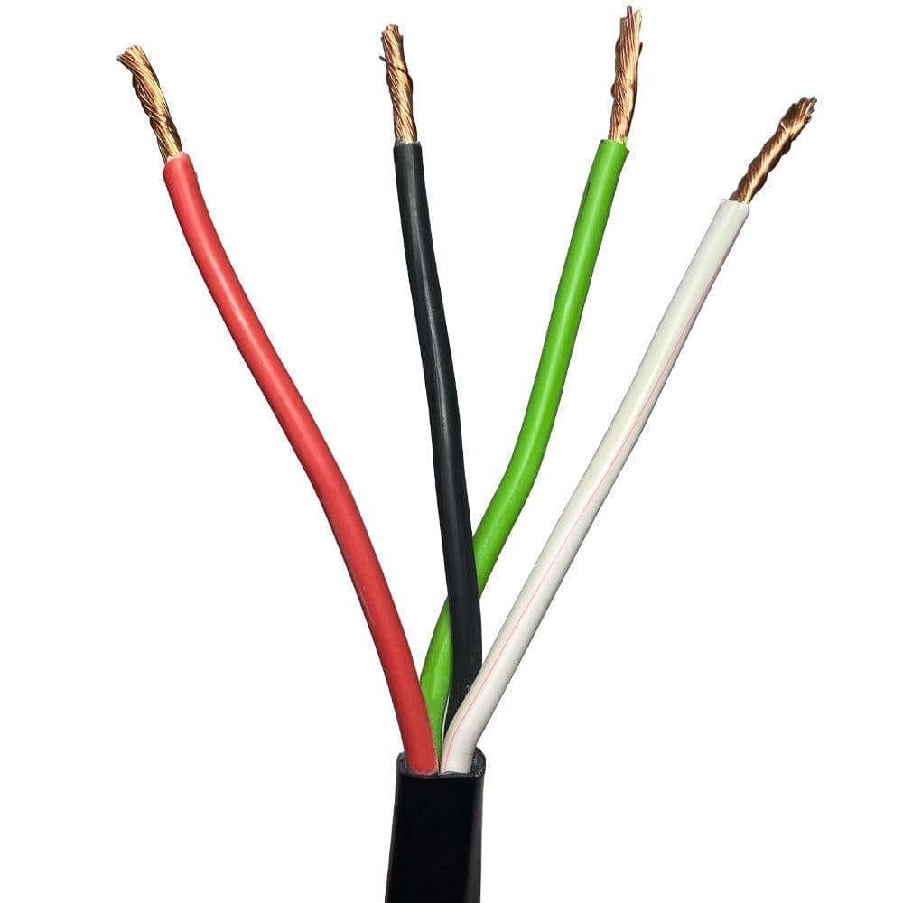 50m Outdoor Rated 4 Core Speaker Cable 1.5mm² OXYGEN FREE COPPER (OFC) 100V Wire