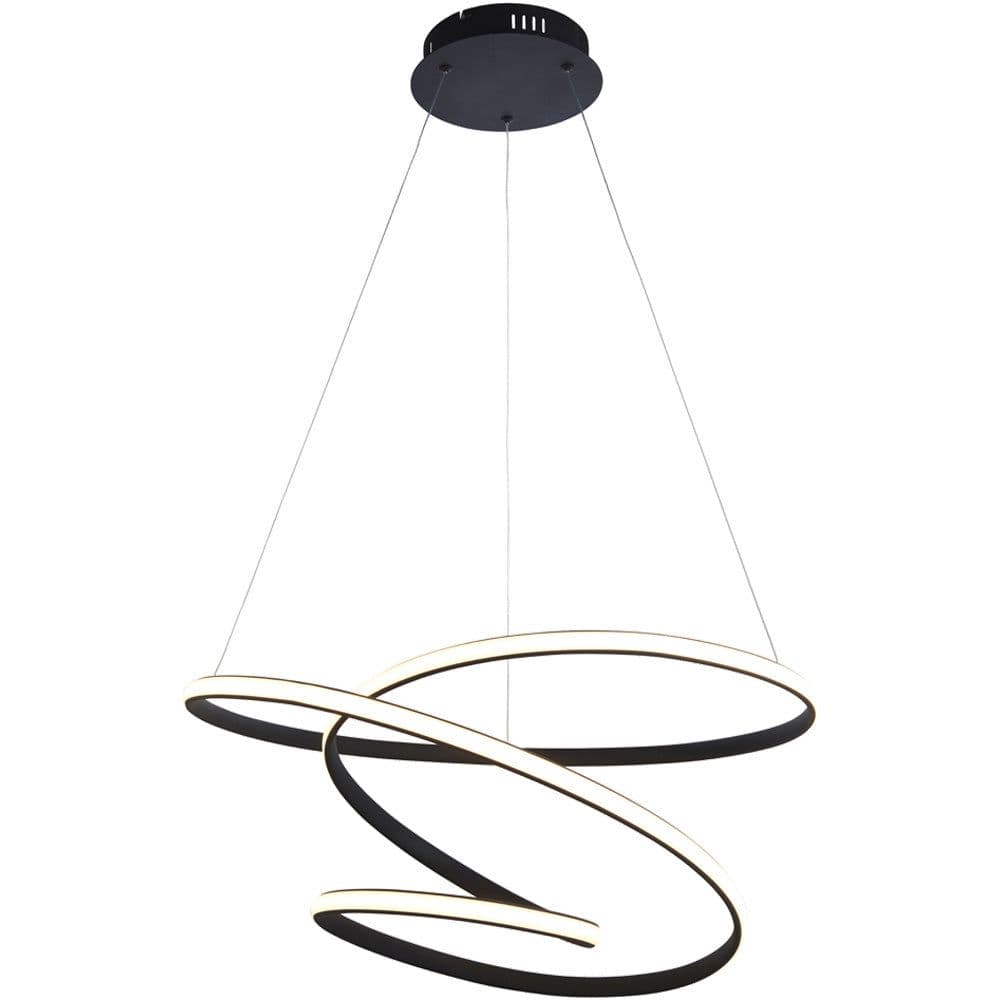 Ceiling Pendant Light Fitting Textured & White Diffuser LED Tape Module