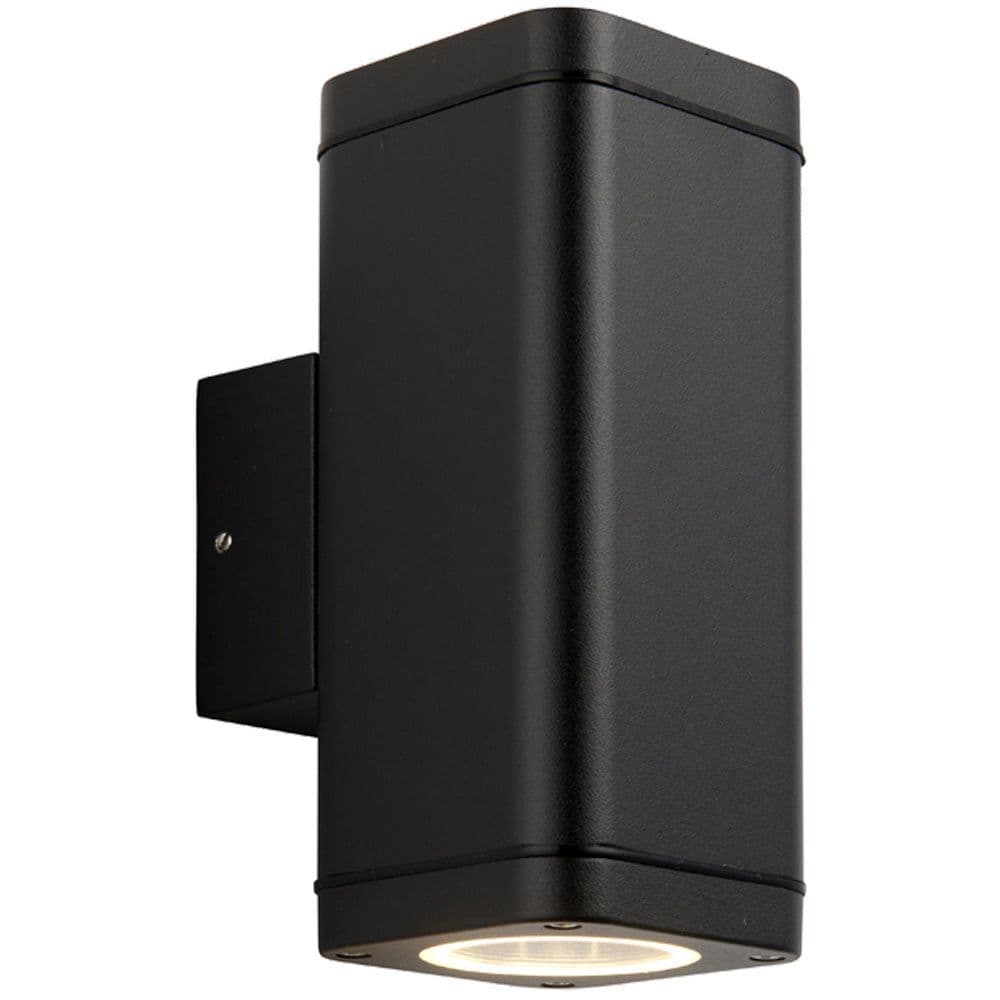 Non Automatic Up & Down Outdoor Wall Light Textured & Glass Diffuser