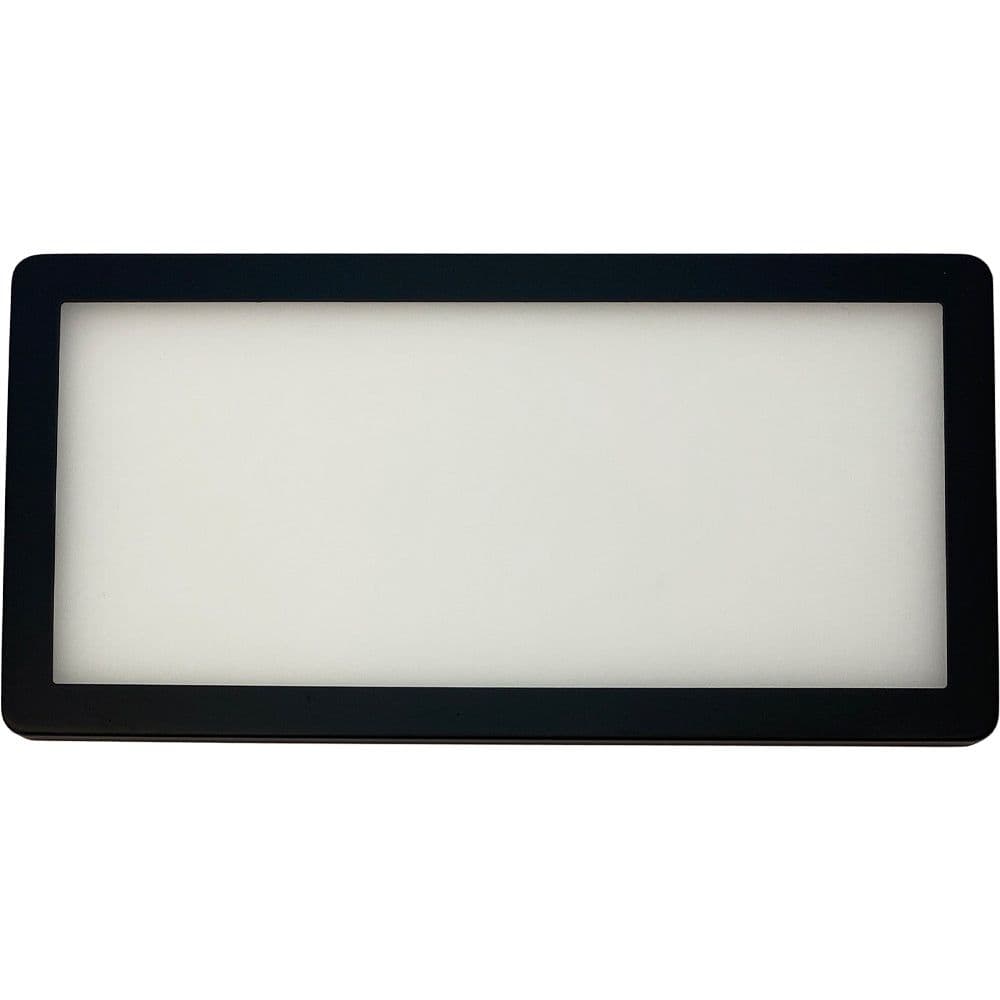 3x MATT BLACK Ultra-Slim Rectangle Under Cabinet Kitchen Light & Driver Kit - Natural White Diffused LED