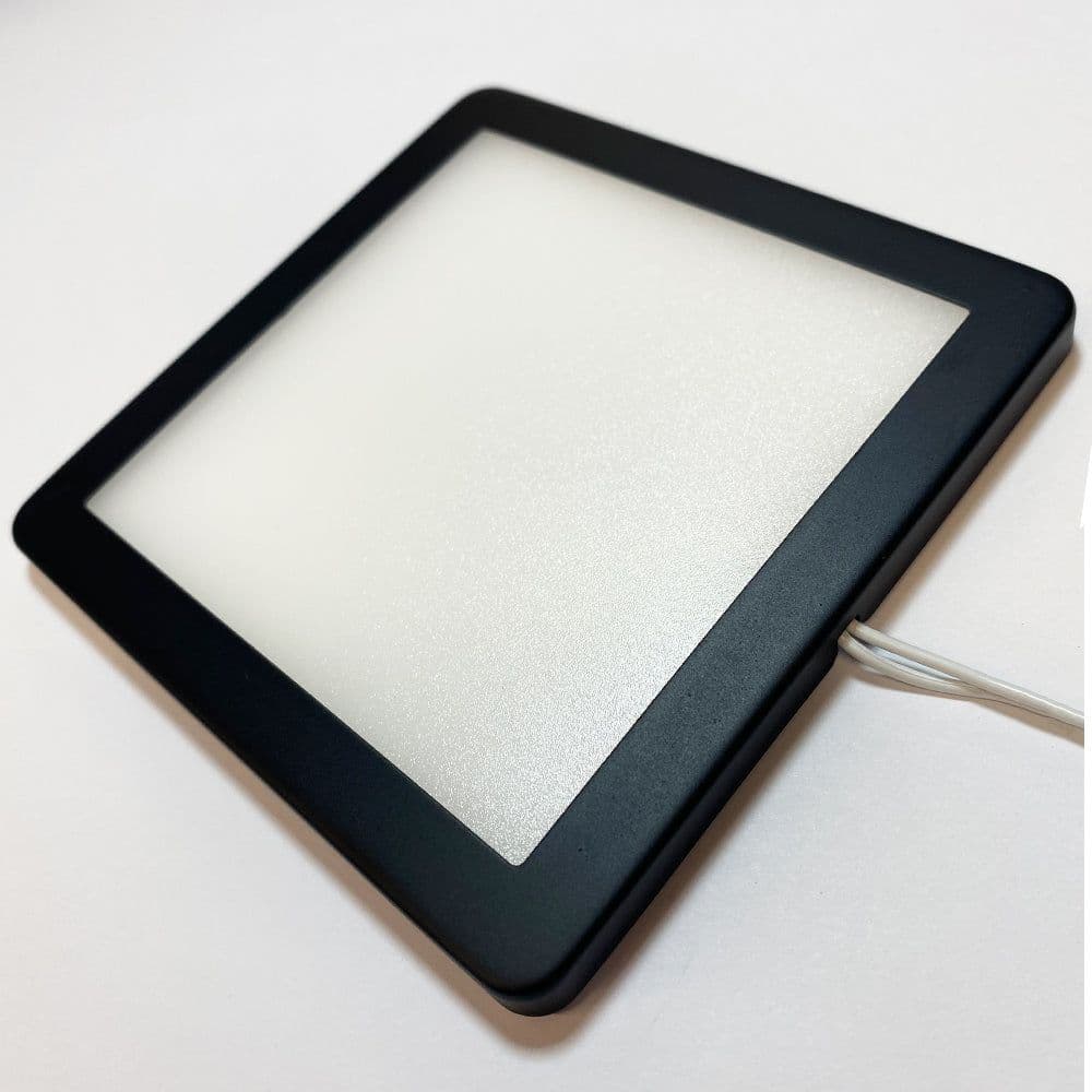 5x MATT Ultra Slim Square Under Cabinet Kitchen Light & Driver Kit Natural White Diffused LED