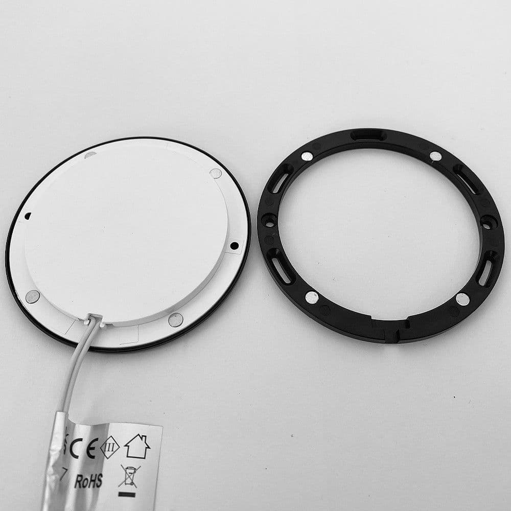 1x MATT Ultra Slim Round Under Cabinet Kitchen Light & Driver Kit Natural White Diffused LED