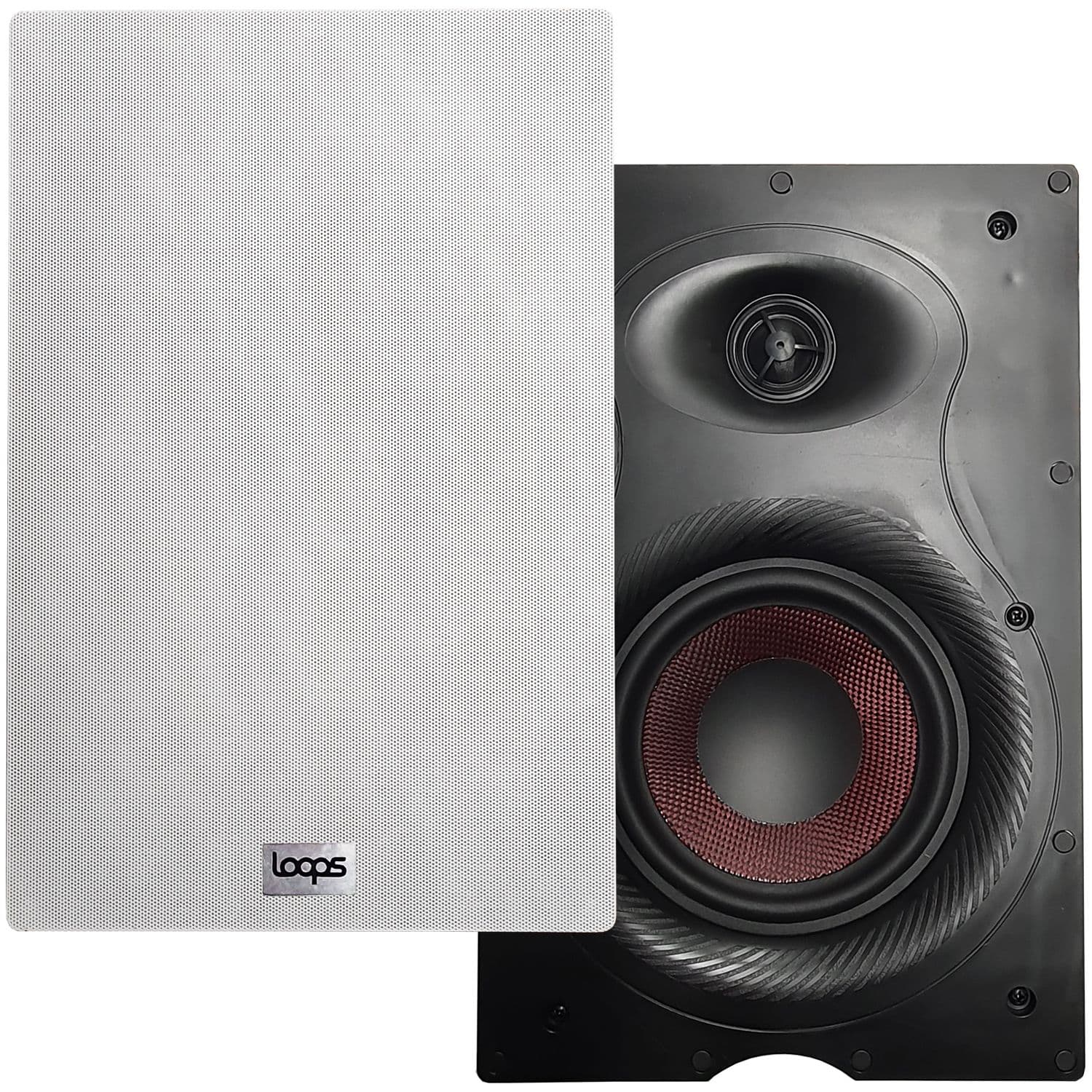 2200W Bluetooth Sound System & 16x 140W Wall Speakers 8 Zone Room Amp