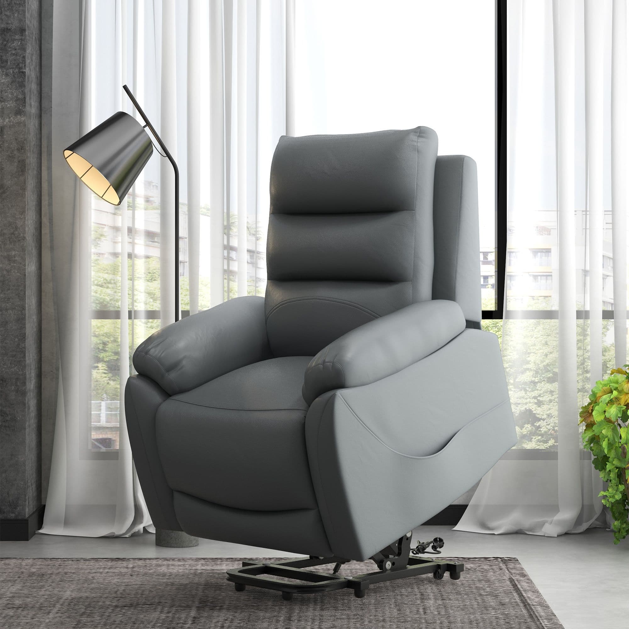 Massage Lift Recliner Chair Big and Tall PU Leather Recliner Chair