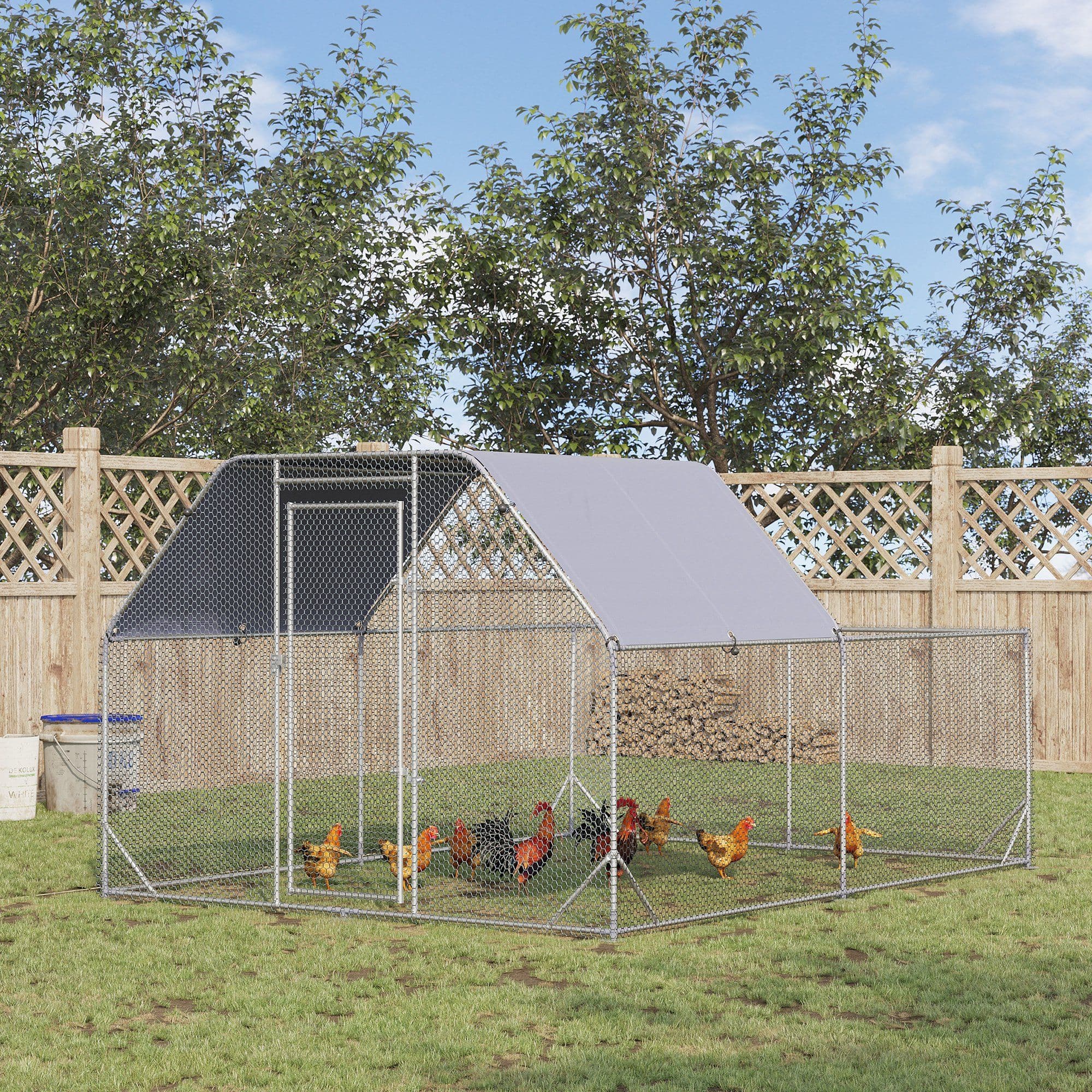 Walk In Chicken Run, Hen House, Duck Pen, for 10-12 Chickens