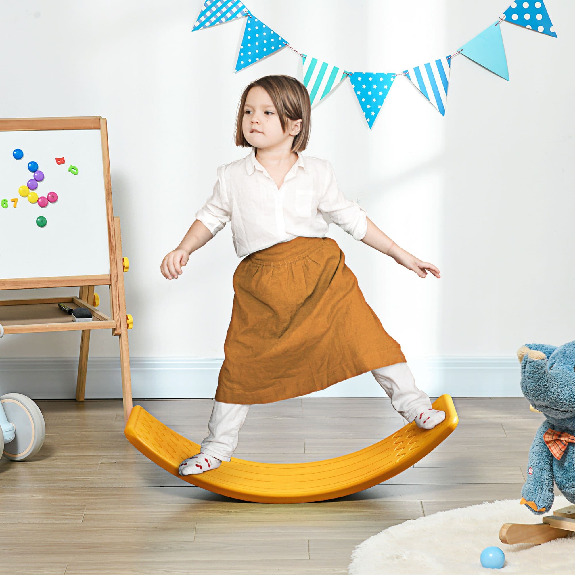 Balance Board Wobble Board Stepping Stone Montessori Toy