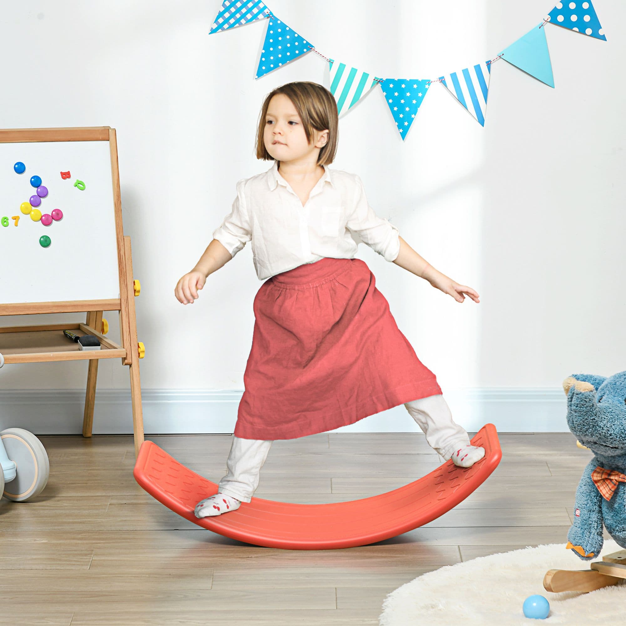 Balance Board Wobble Board Stepping Stone Montessori Toy