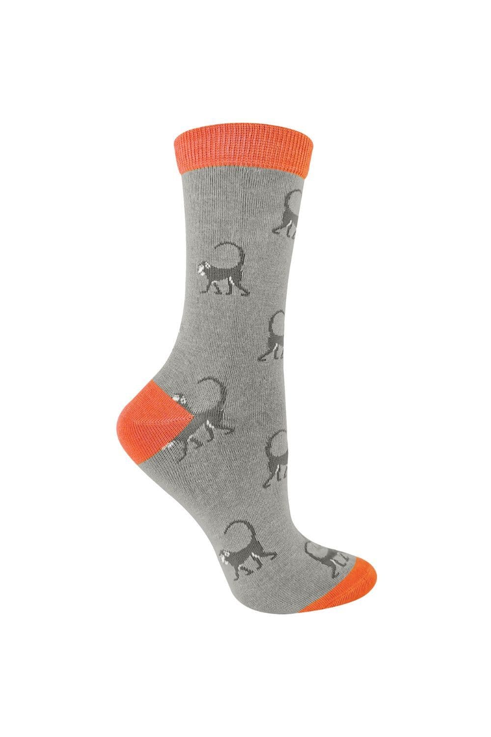Novelty Animal Themed Soft Breathable Bamboo Socks Pale