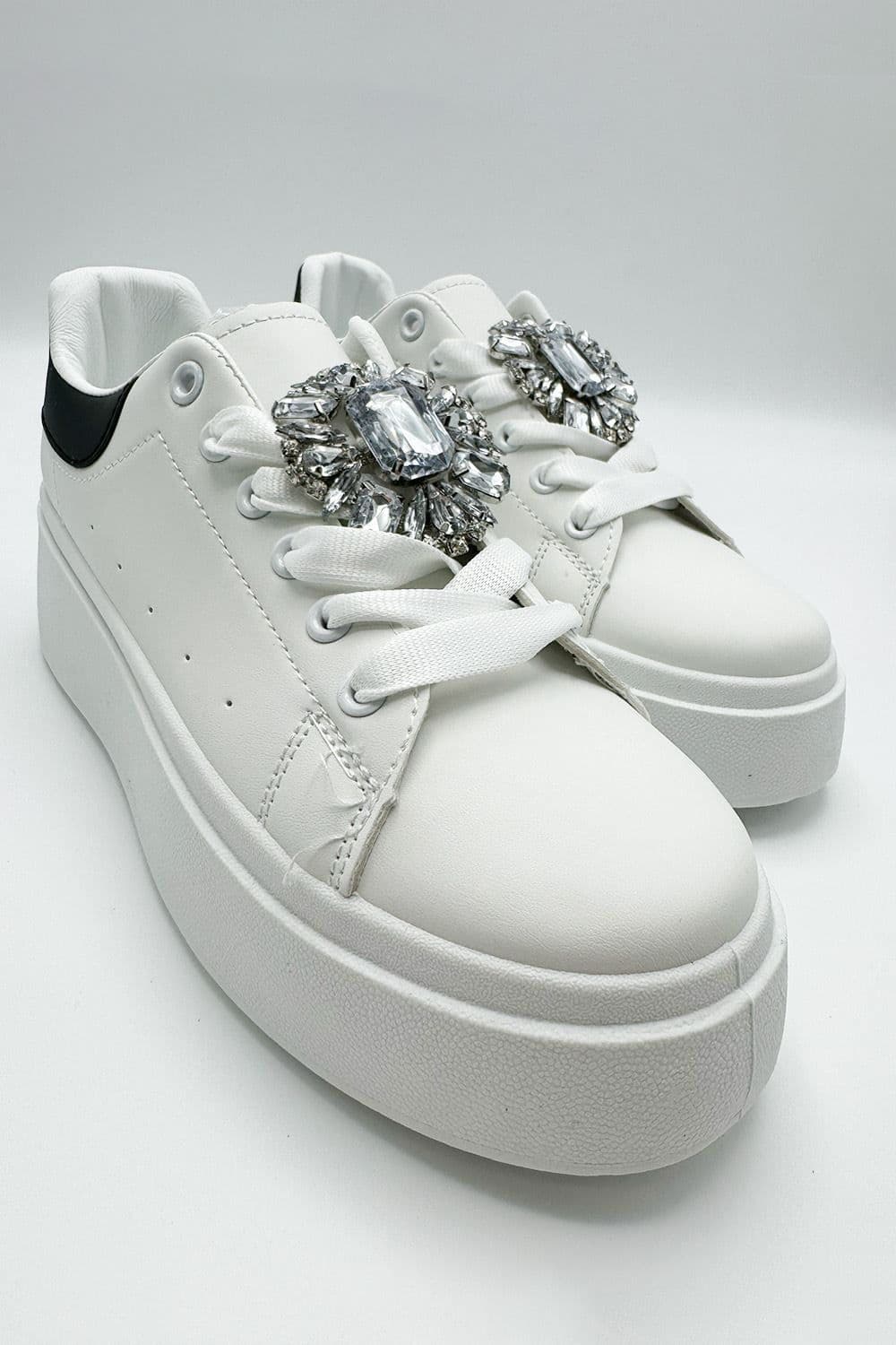 Althea Diamante Brooch Chunky Trainers