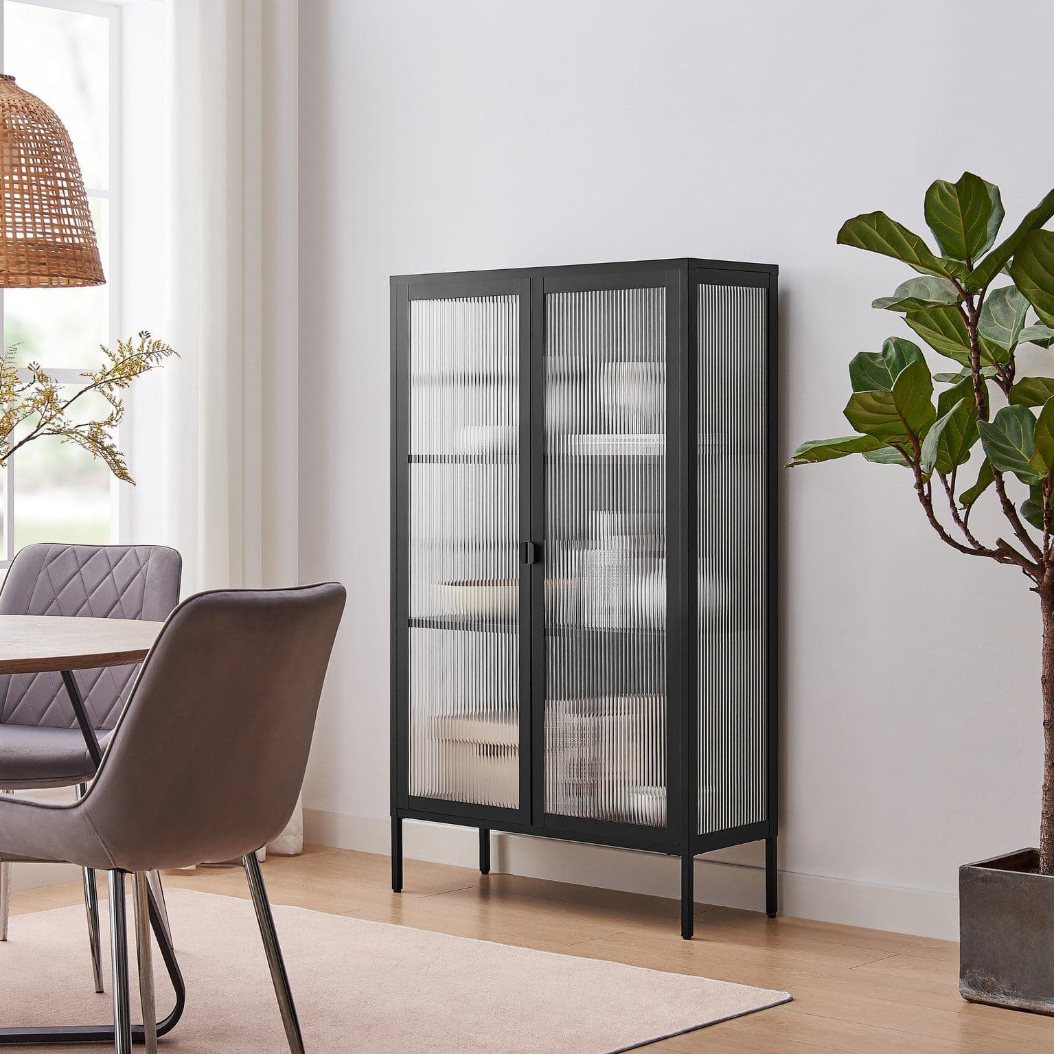 Jia Metal Display Cabinet