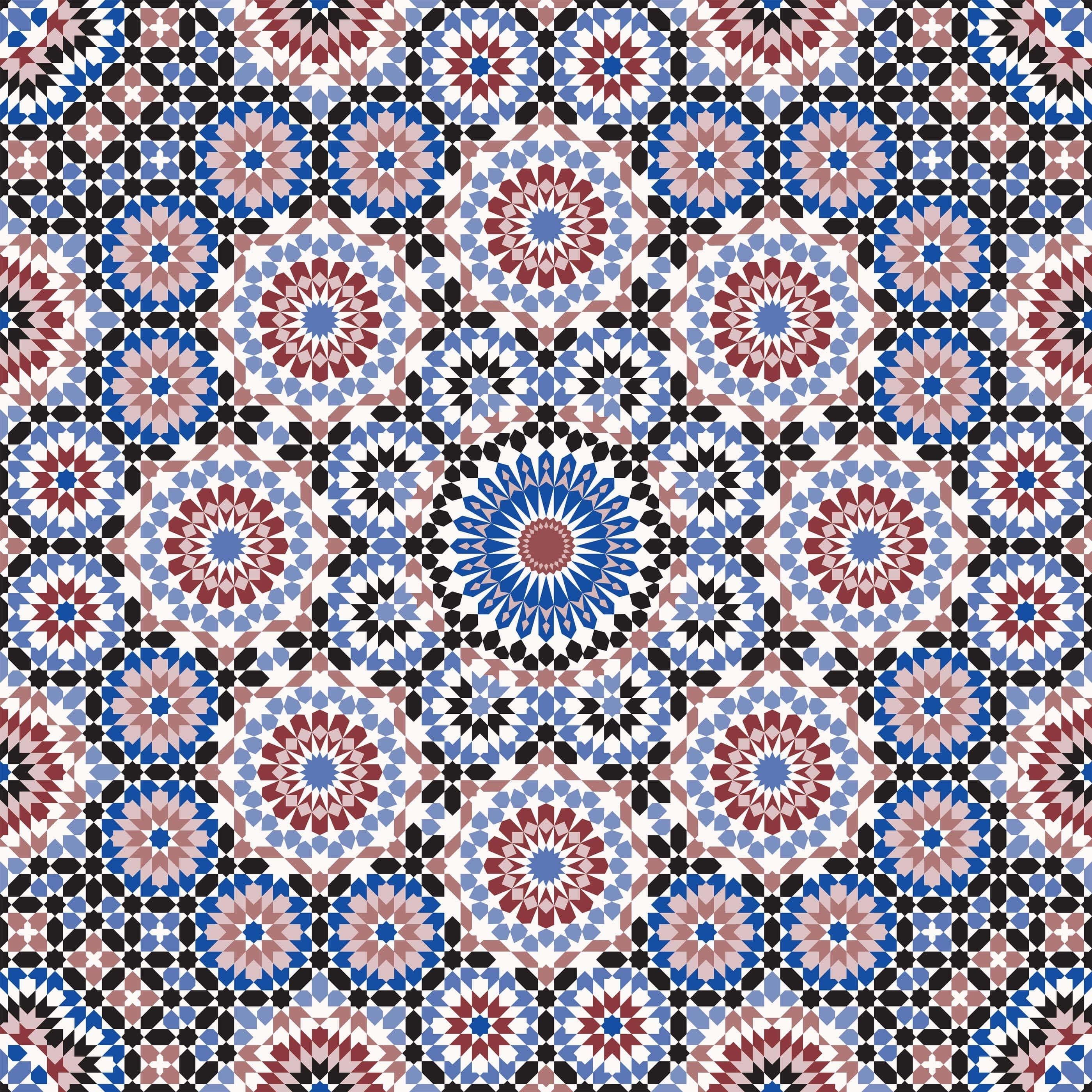 Eco Friendly Moroccan Tile Wallpaper