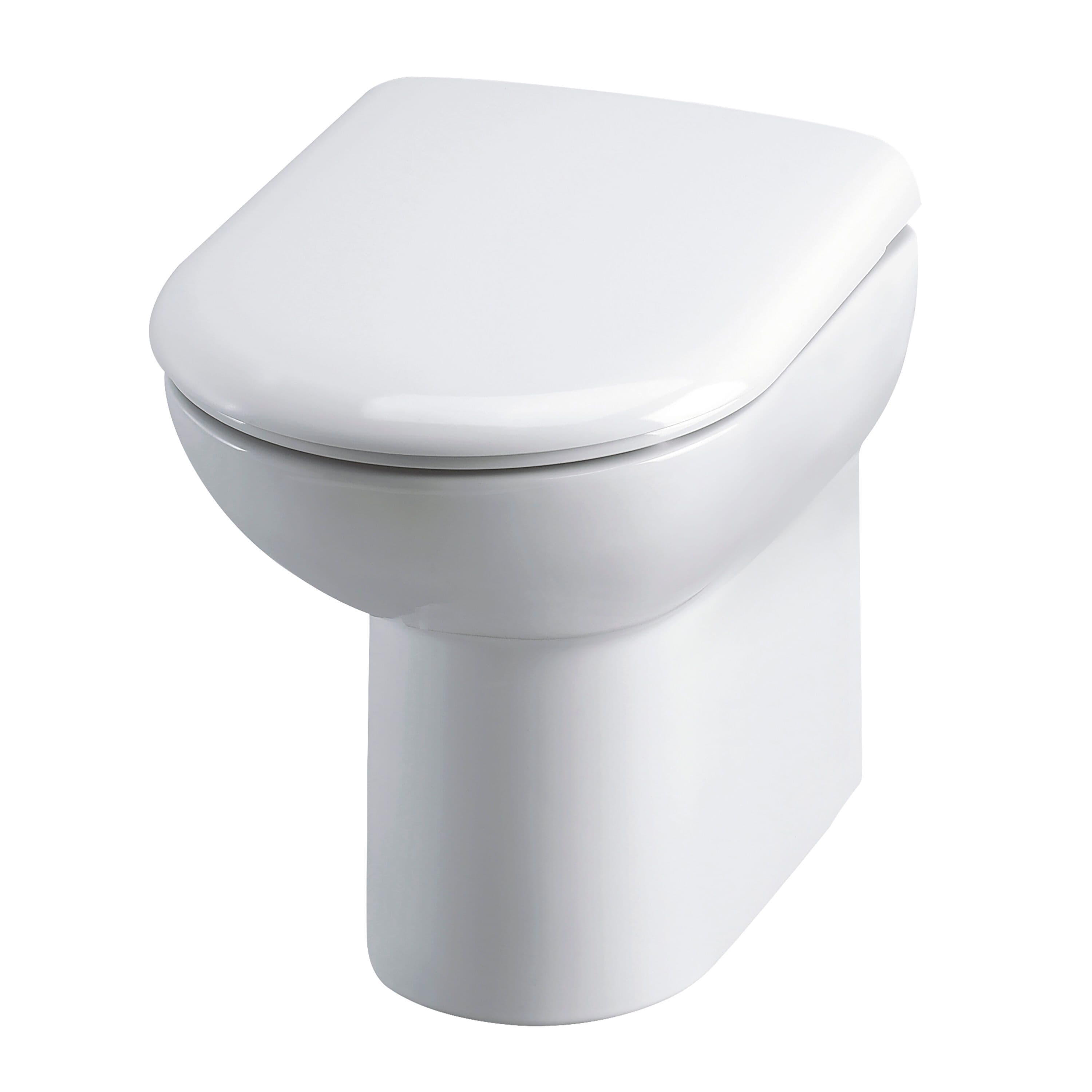 Comfort Height Back To Wall Toilet Pan 440mm x 370mm x 530mm