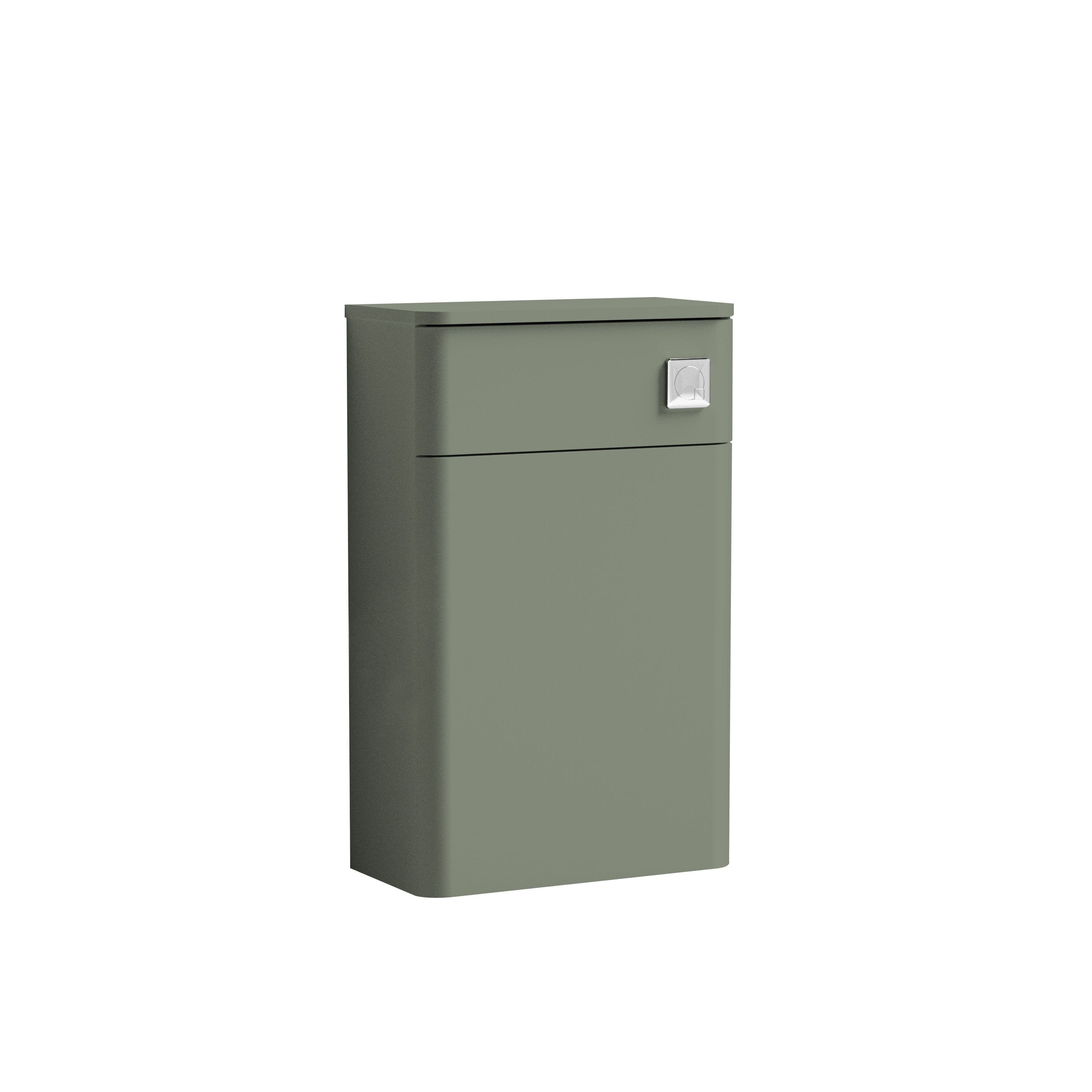 Floor Standing Concealed WC Toilet Unit Satin 500mm