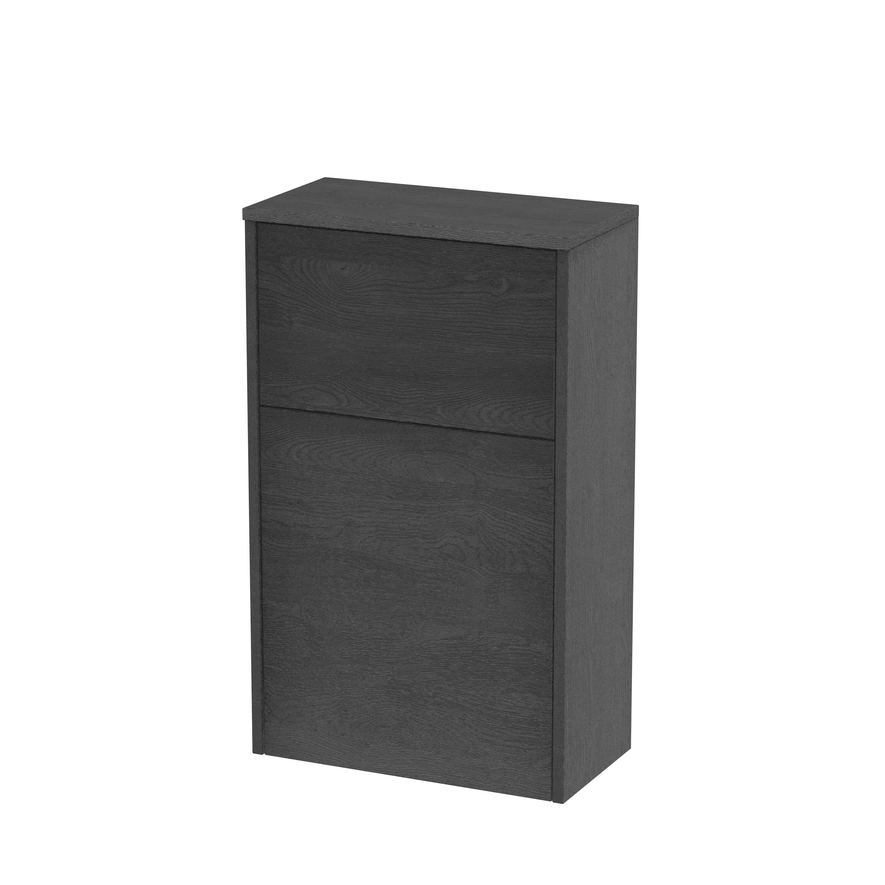 Floor Standing WC Toilet Unit Only Woodgrain Graphite 500mm