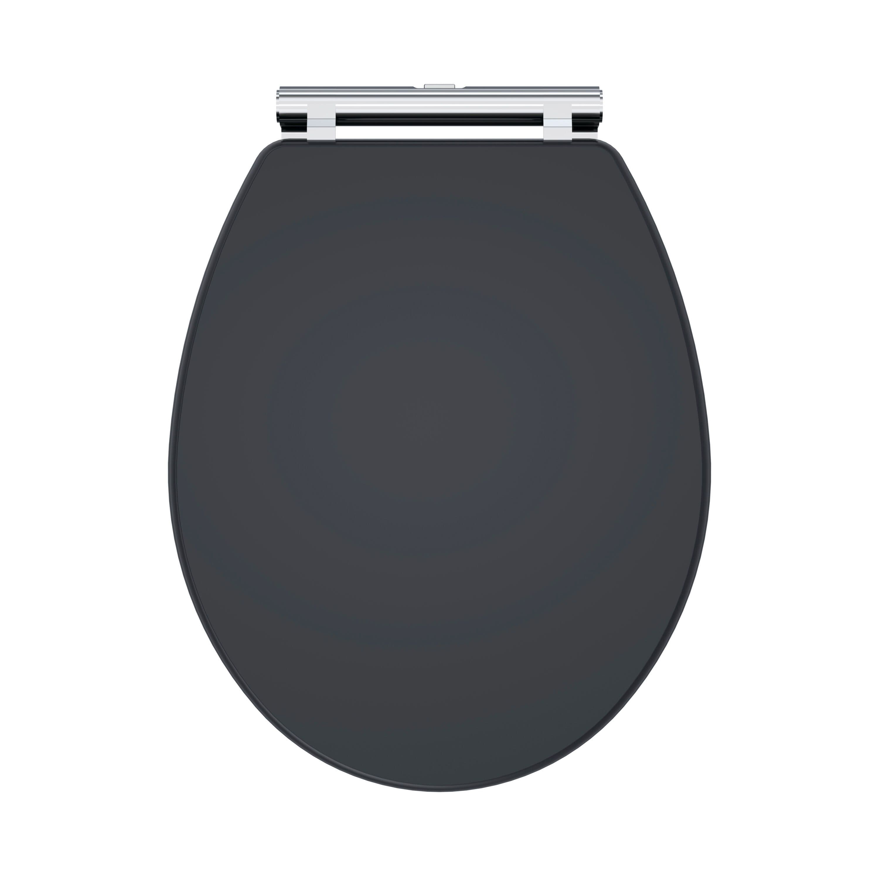 Traditional Soft Close Top Fix Wooden Toilet Seat Soft