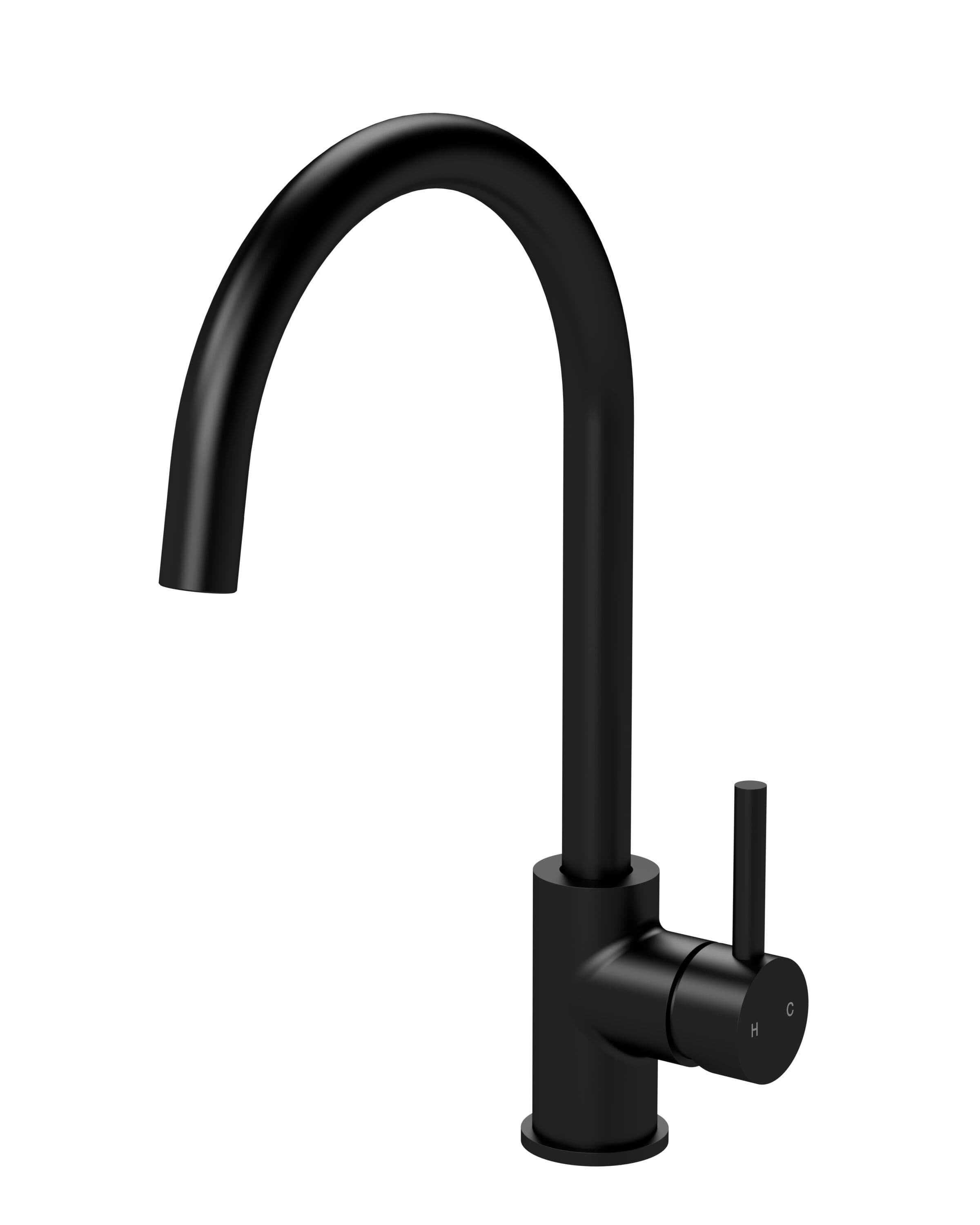 Kitchen Mono Mixer Tap 1 Lever Handle Matt 436mm