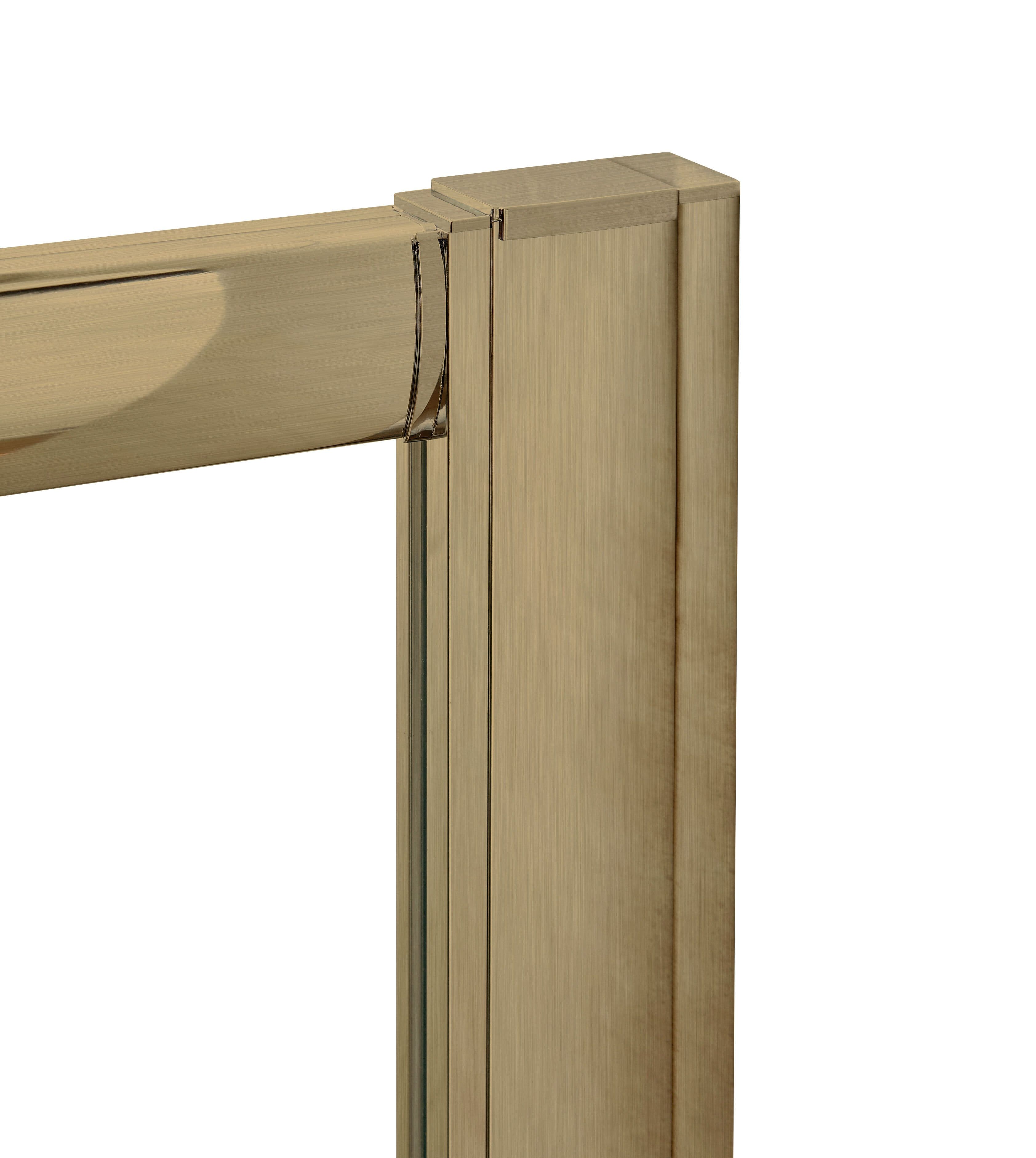 Wetroom Accessories Profile Extension Kit Brushed Brass 1850mm