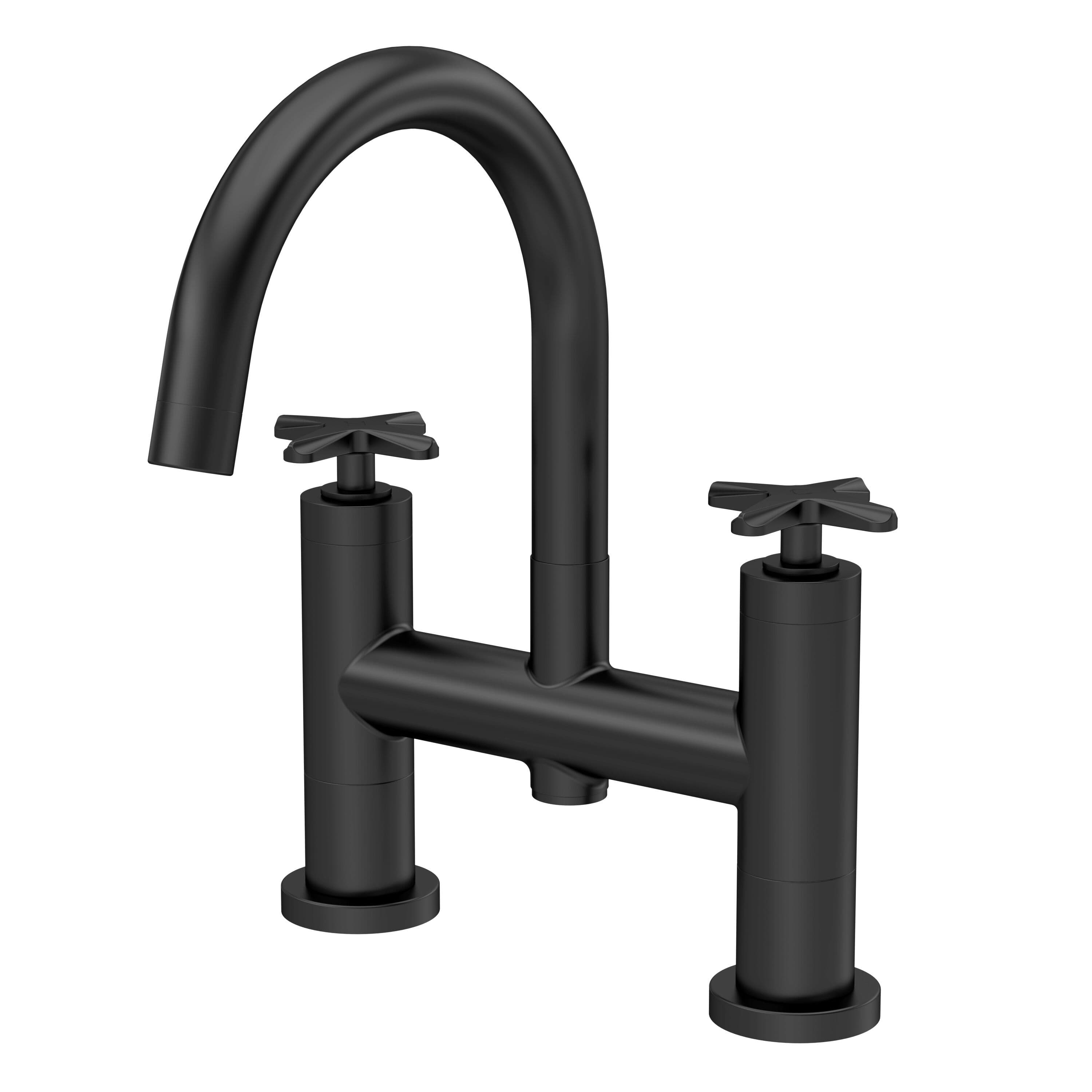 Connect Bath Filler Tap Crosshead Handles Matt