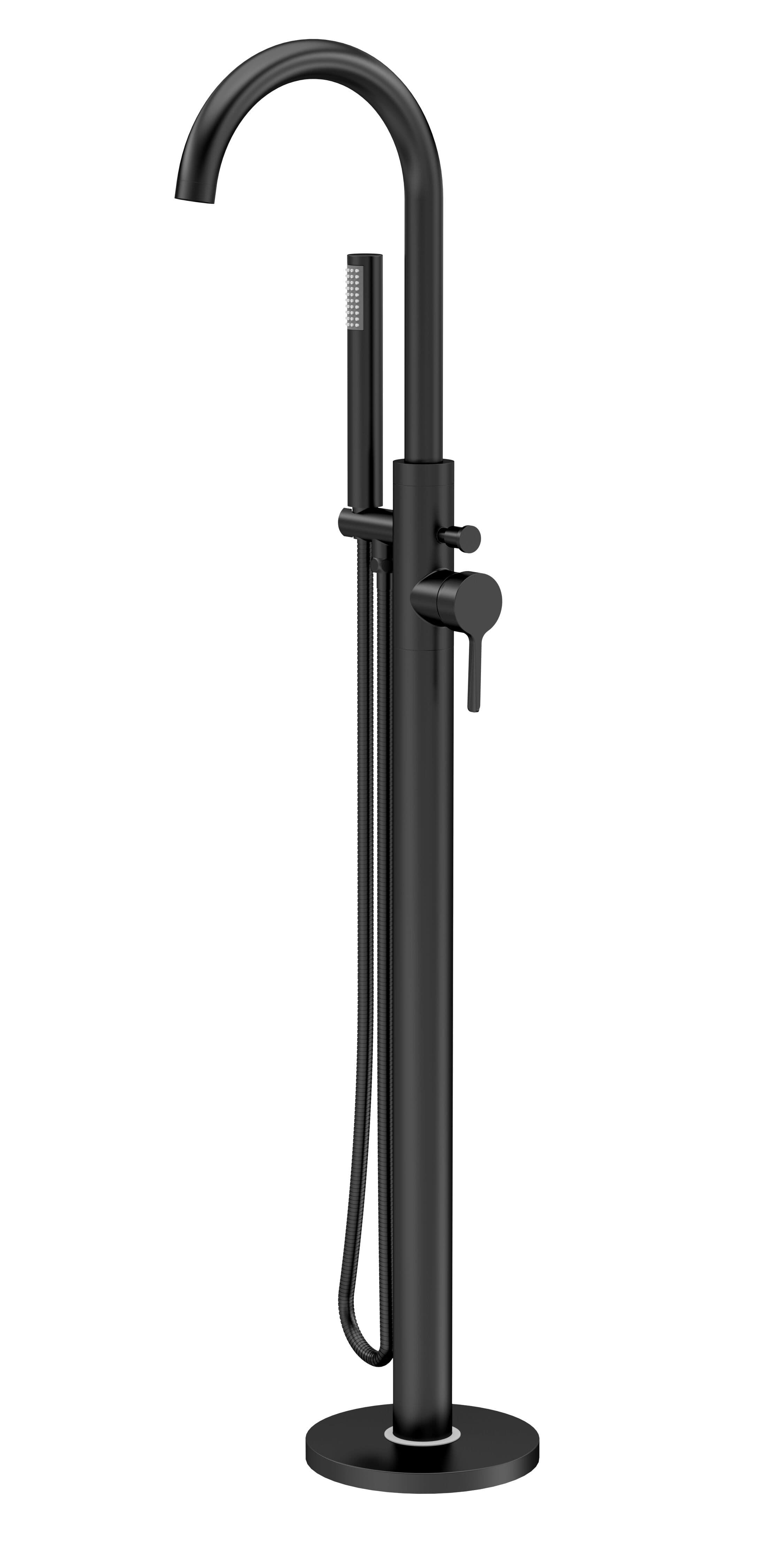 Floor Standing Bath Shower Mixer Tap Shower Kit Matt