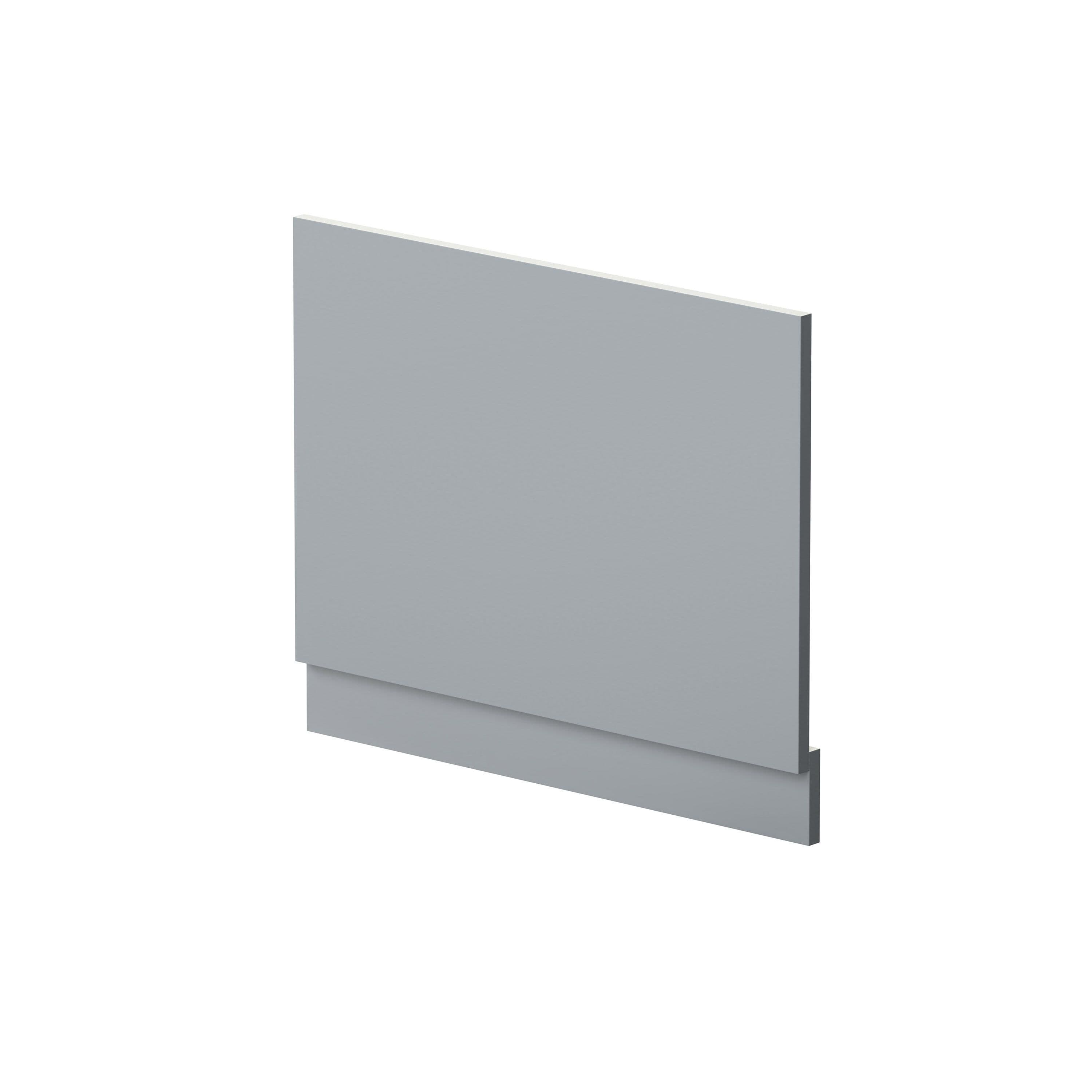 Straight Reversible Bath End Panel & Plinth 700mm Satin