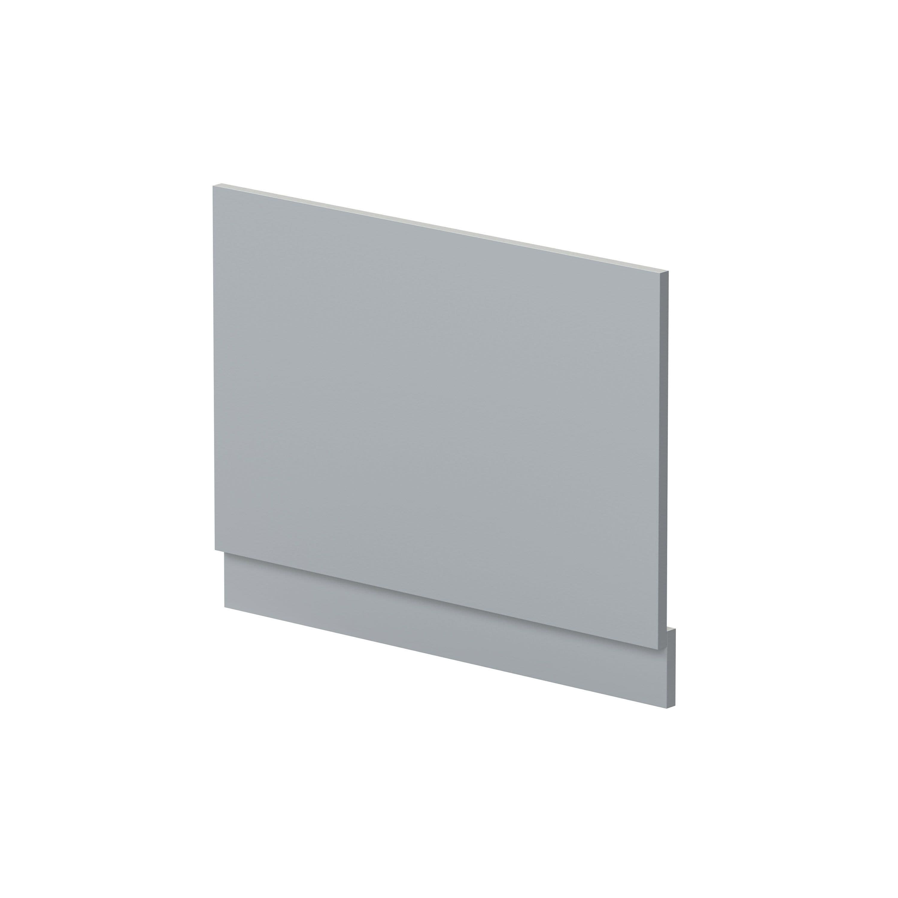 Straight Reversible Bath End Panel & Plinth 750mm Satin
