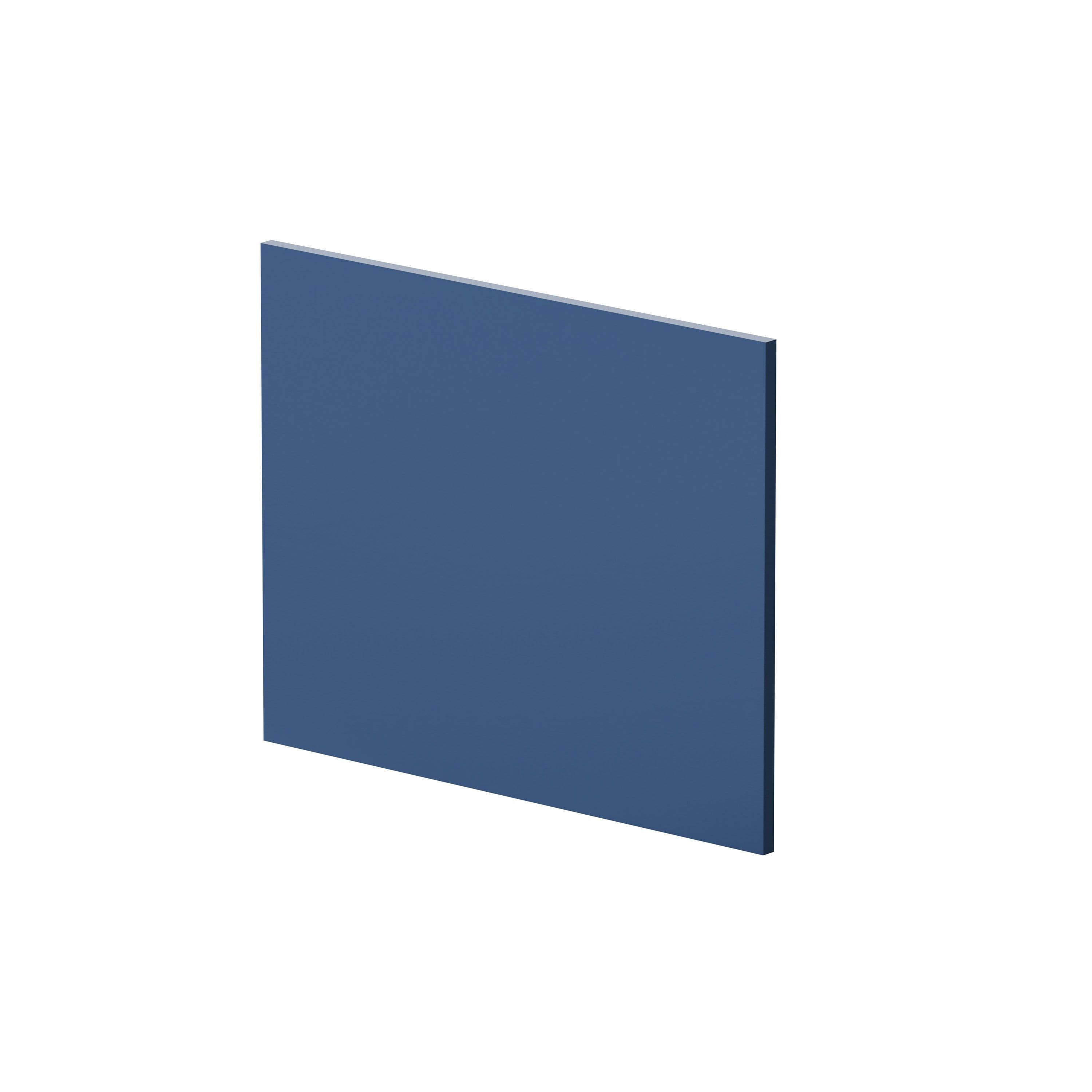 L Shape Square Reversible Bath End Panel Satin 700mm