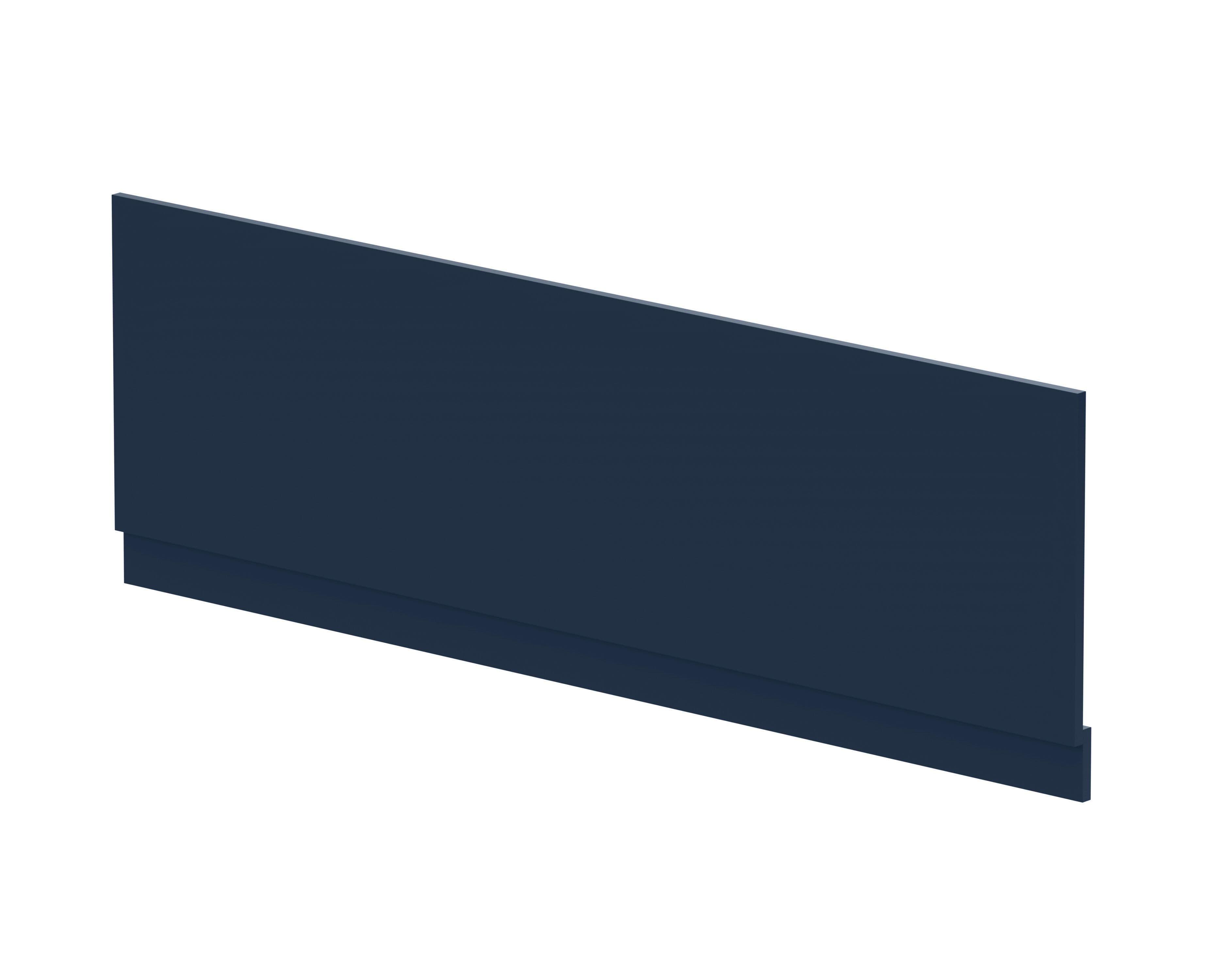 Edge Power Straight Front Bath Panel & Plinth 1700mm Matt Midnight