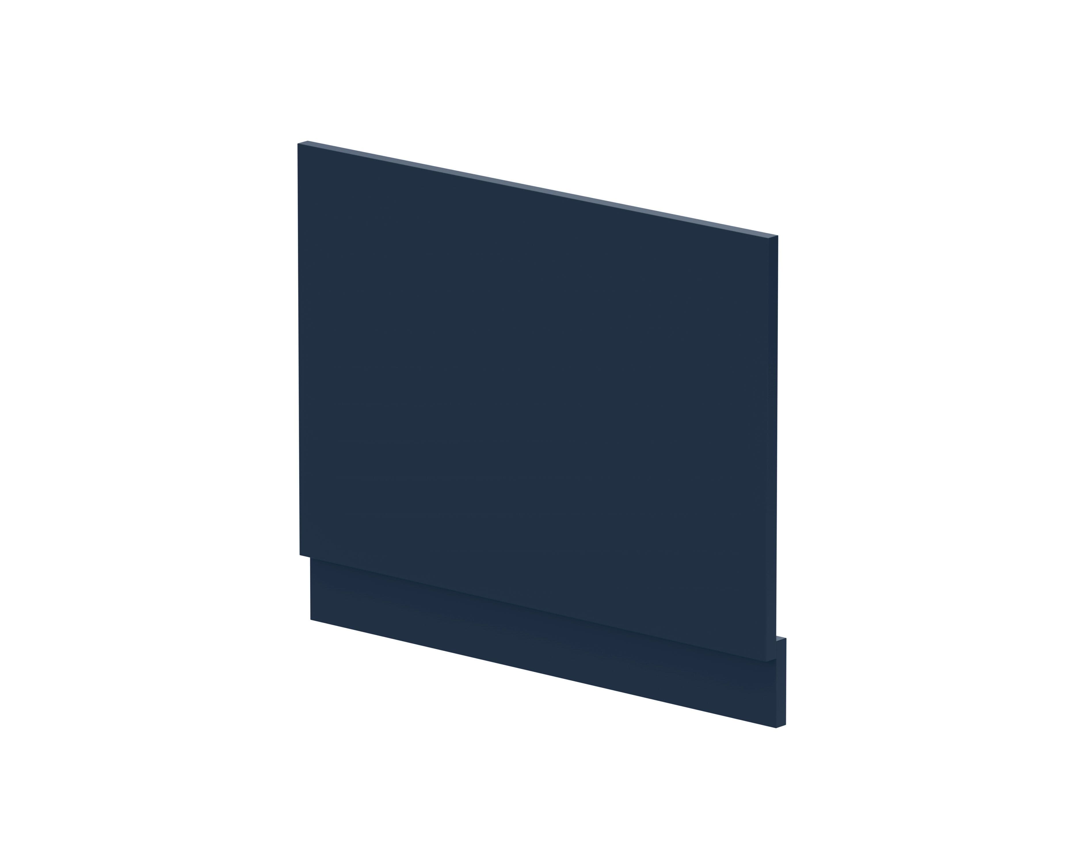 Edge Power Straight End Bath Panel & Plinth 700mm Matt Midnight