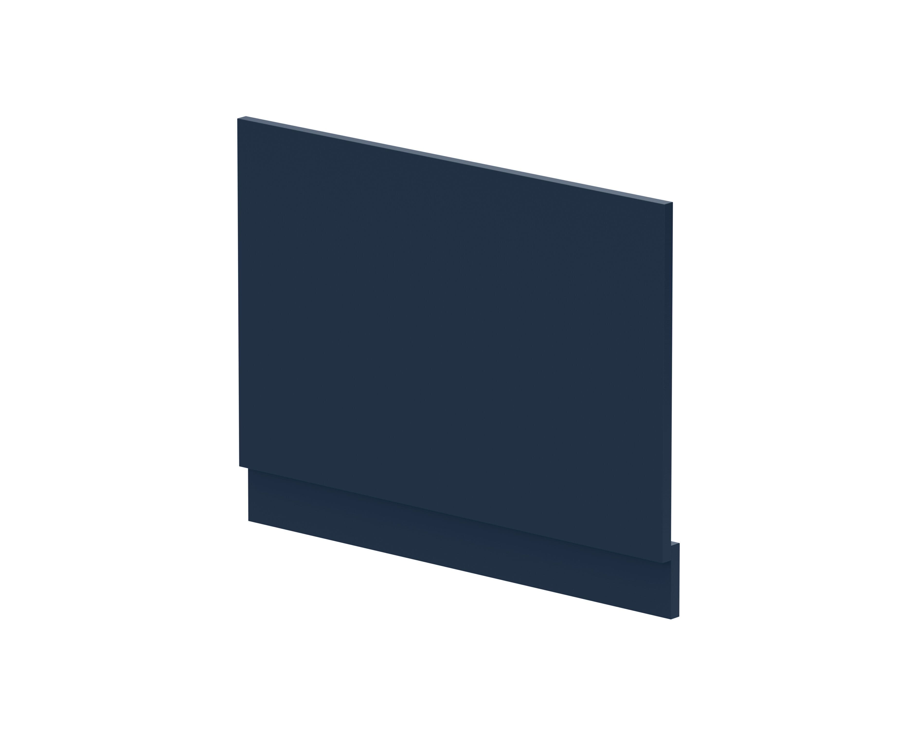 Edge Power Straight End Bath Panel & Plinth 750mm Matt Midnight