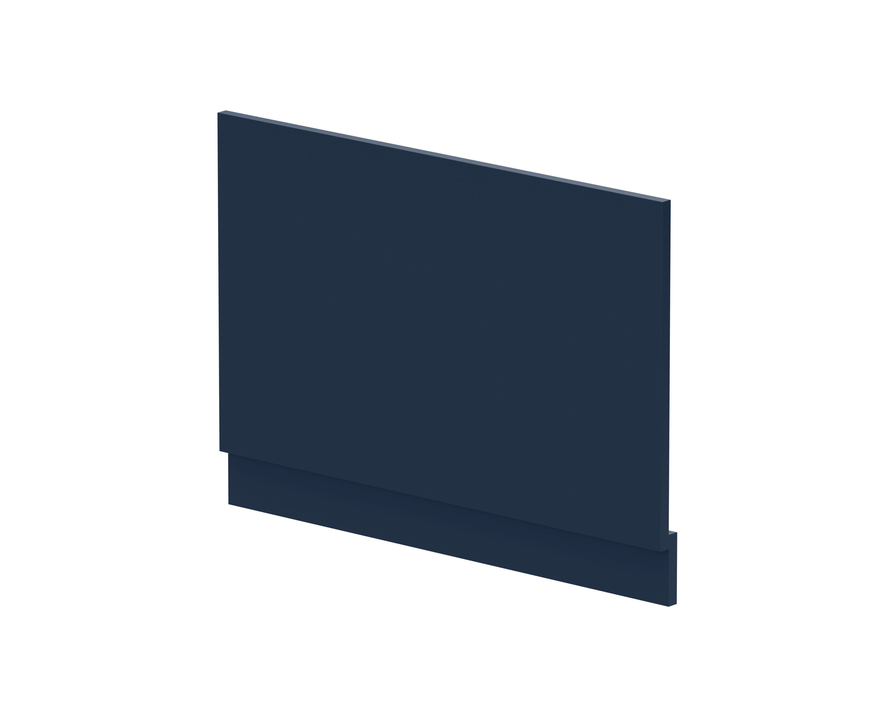 Edge Power Straight End Bath Panel & Plinth 800mm Matt Midnight