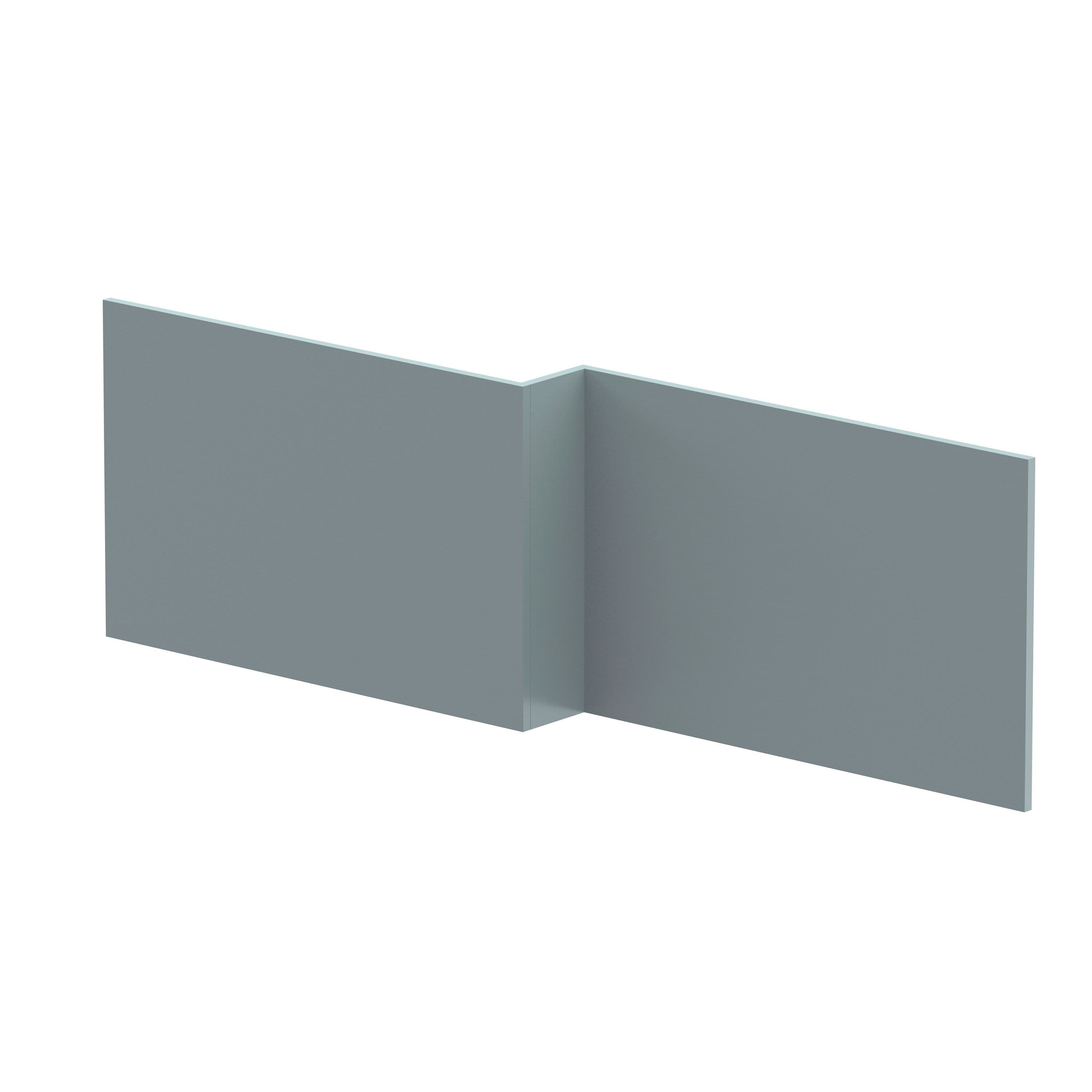 Edge Power L Shape Square Front Bath Panel Matt Coastal 1700mm
