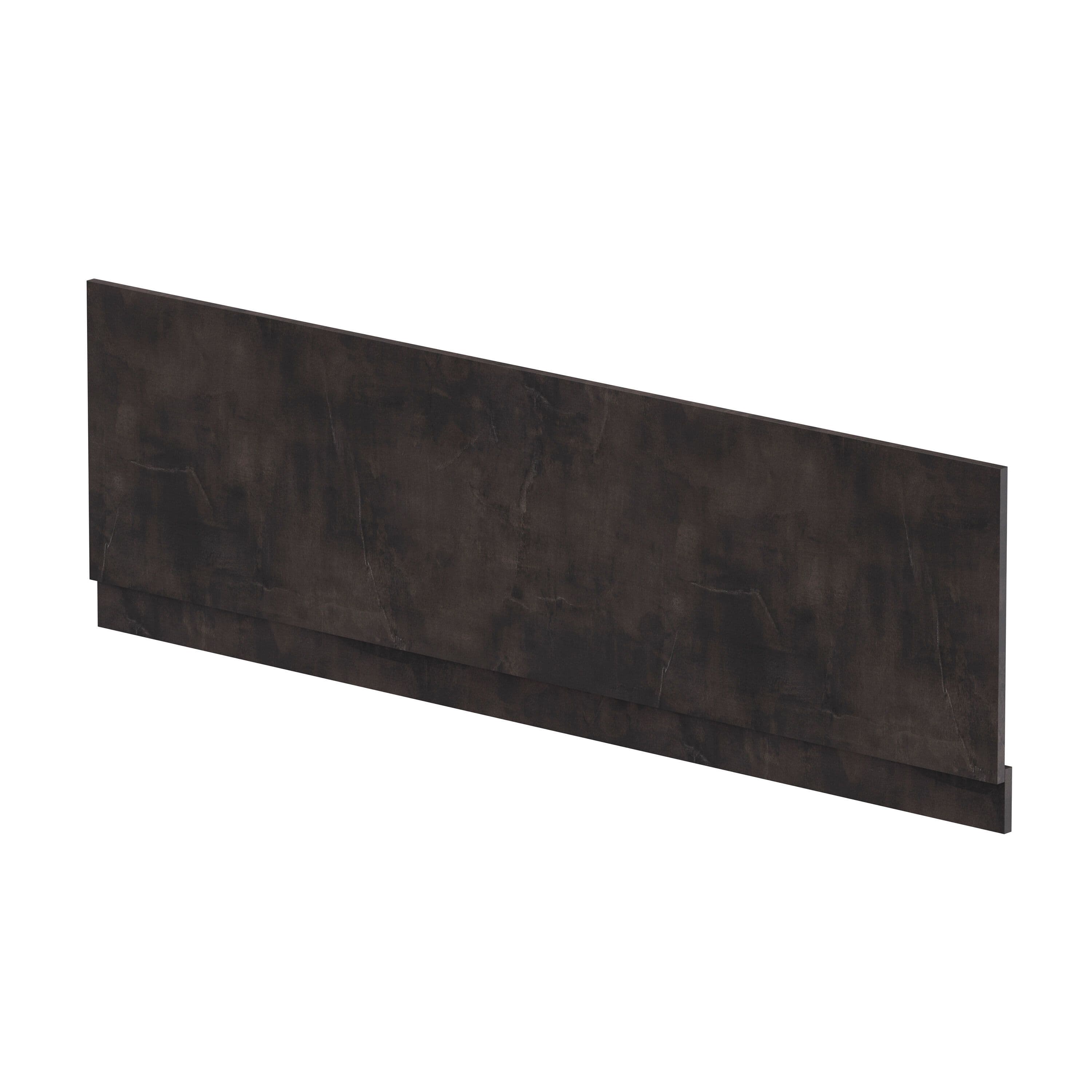 Edge Power Straight Front Bath Panel & Plinth 1800mm Textured Matt Slate