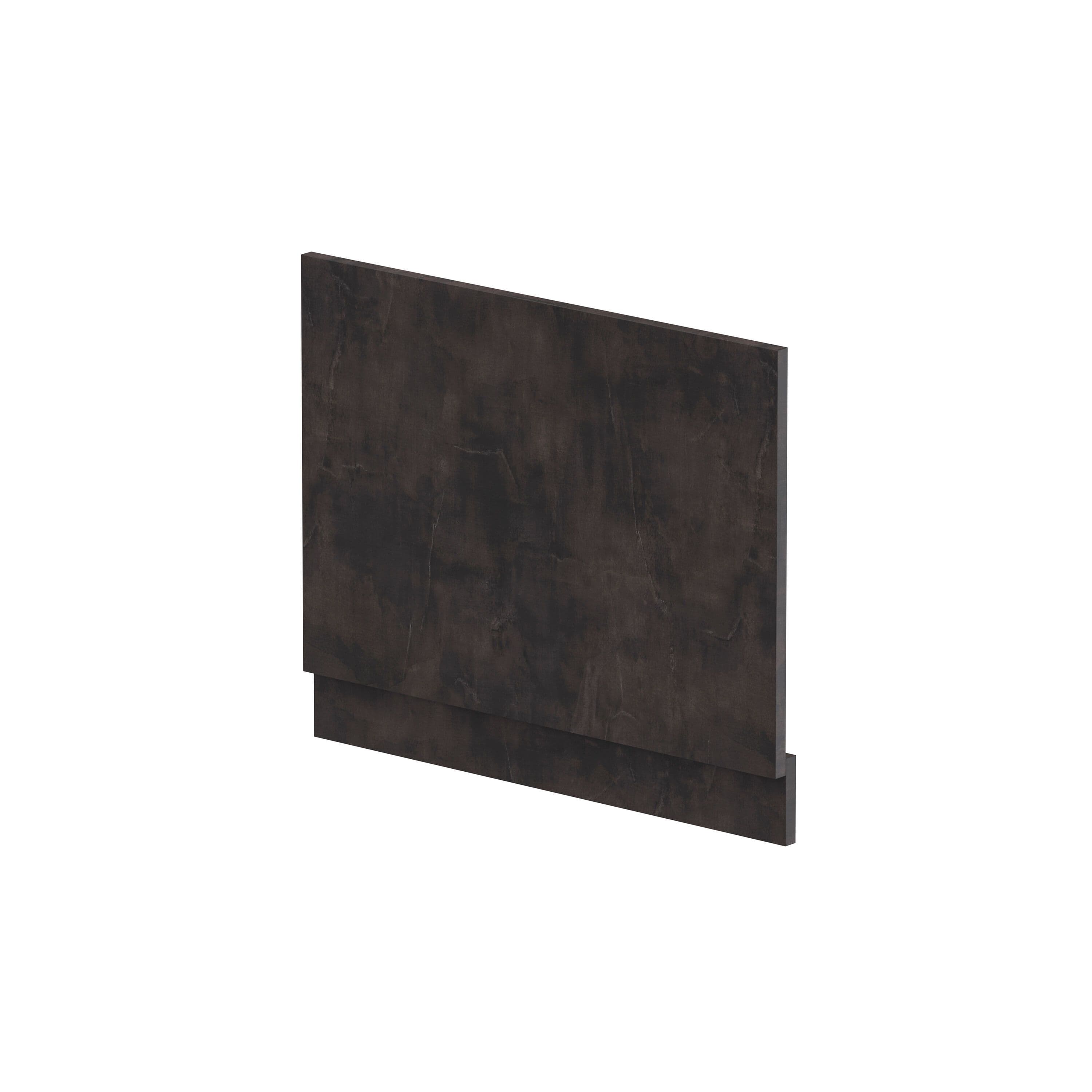Edge Power Straight End Bath Panel & Plinth 700mm Textured Matt Slate
