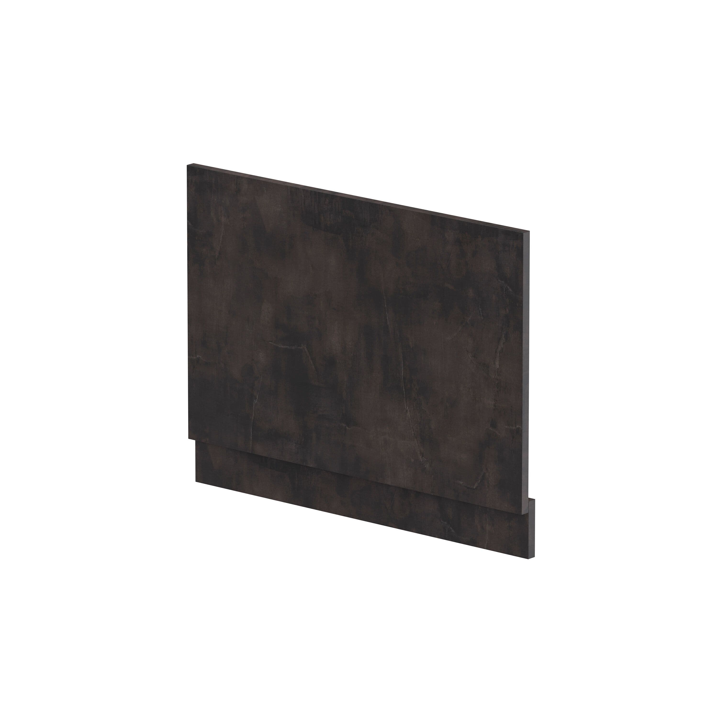 Edge Power Straight End Bath Panel & Plinth 750mm Textured Matt Slate