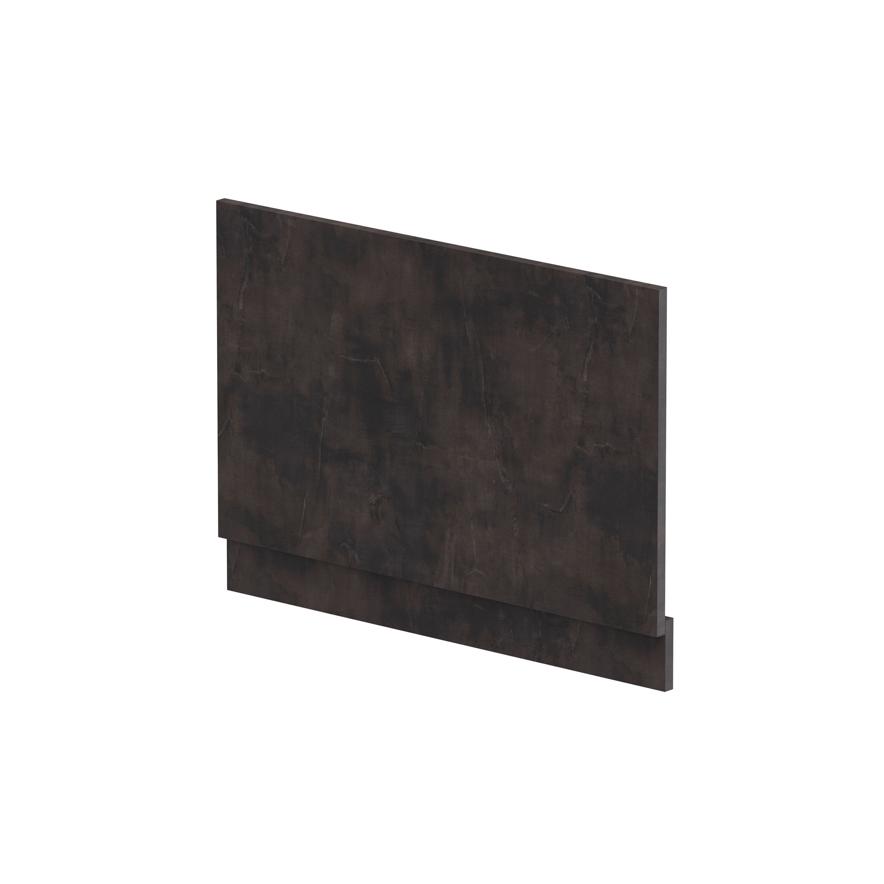 Edge Power Straight End Bath Panel & Plinth 800mm Textured Matt Slate