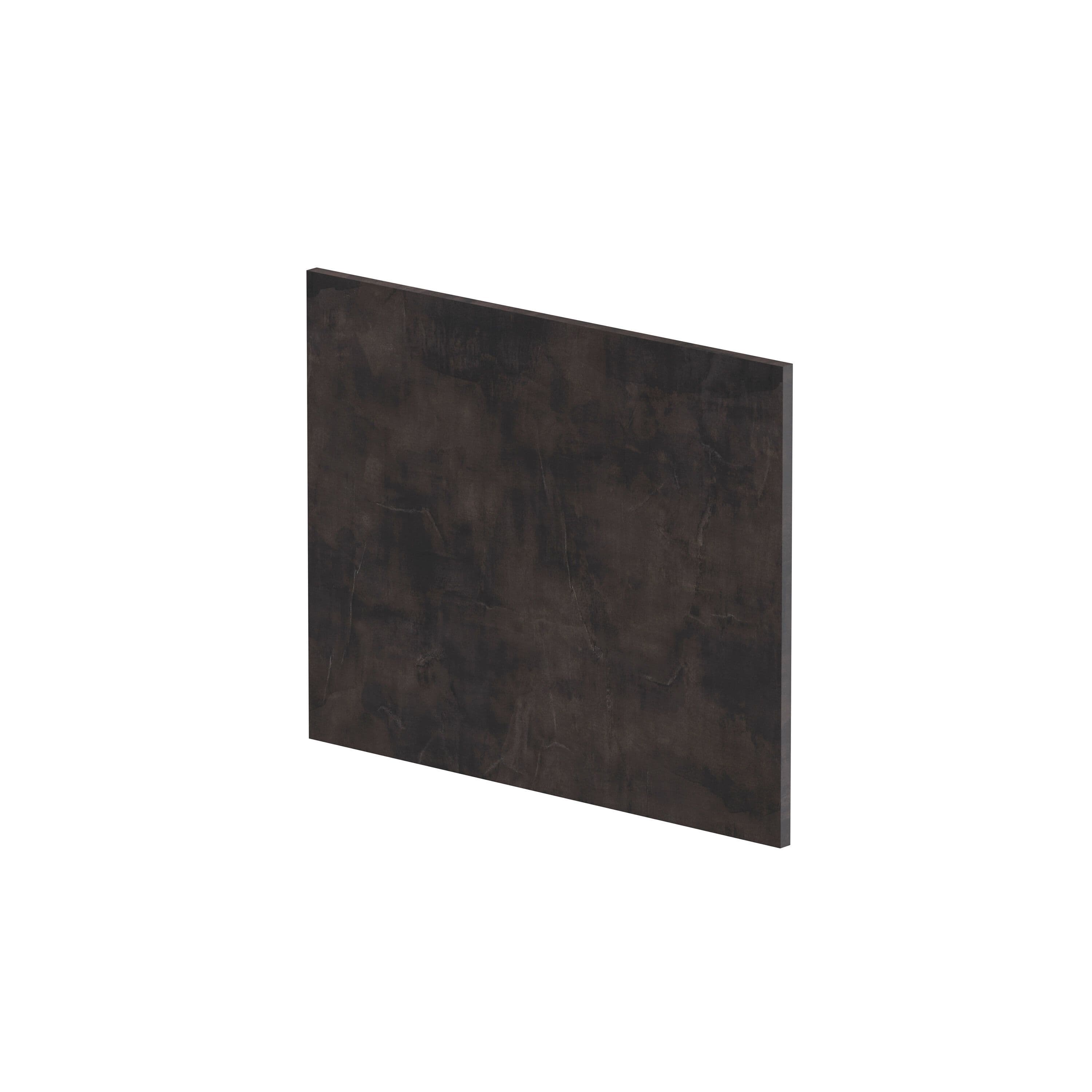 L Shape Square End Bath Panel Textured Matt Slate 1700mm