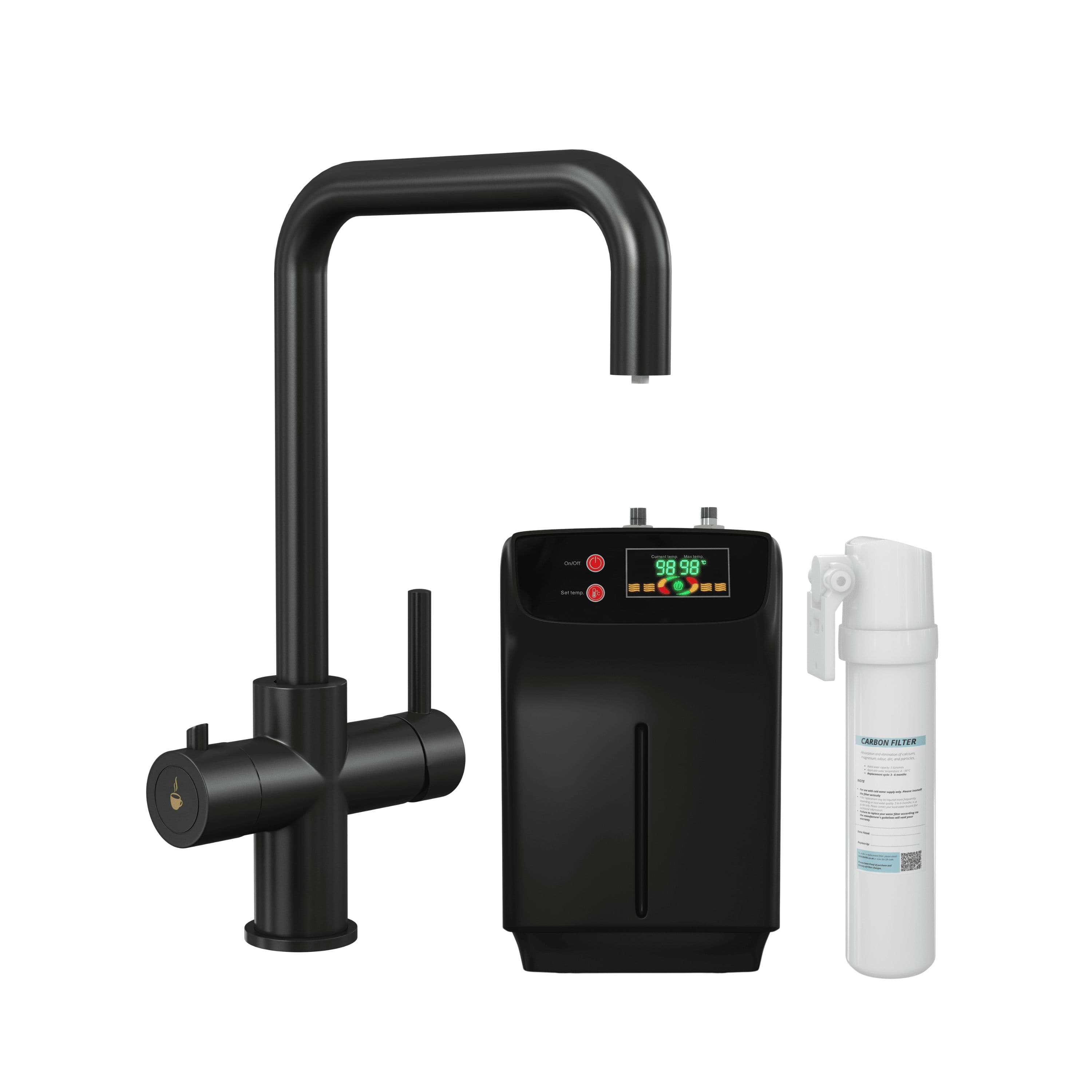 3 1 Instant Hot Water Kitchen Sink Tap Tank Filter Matt