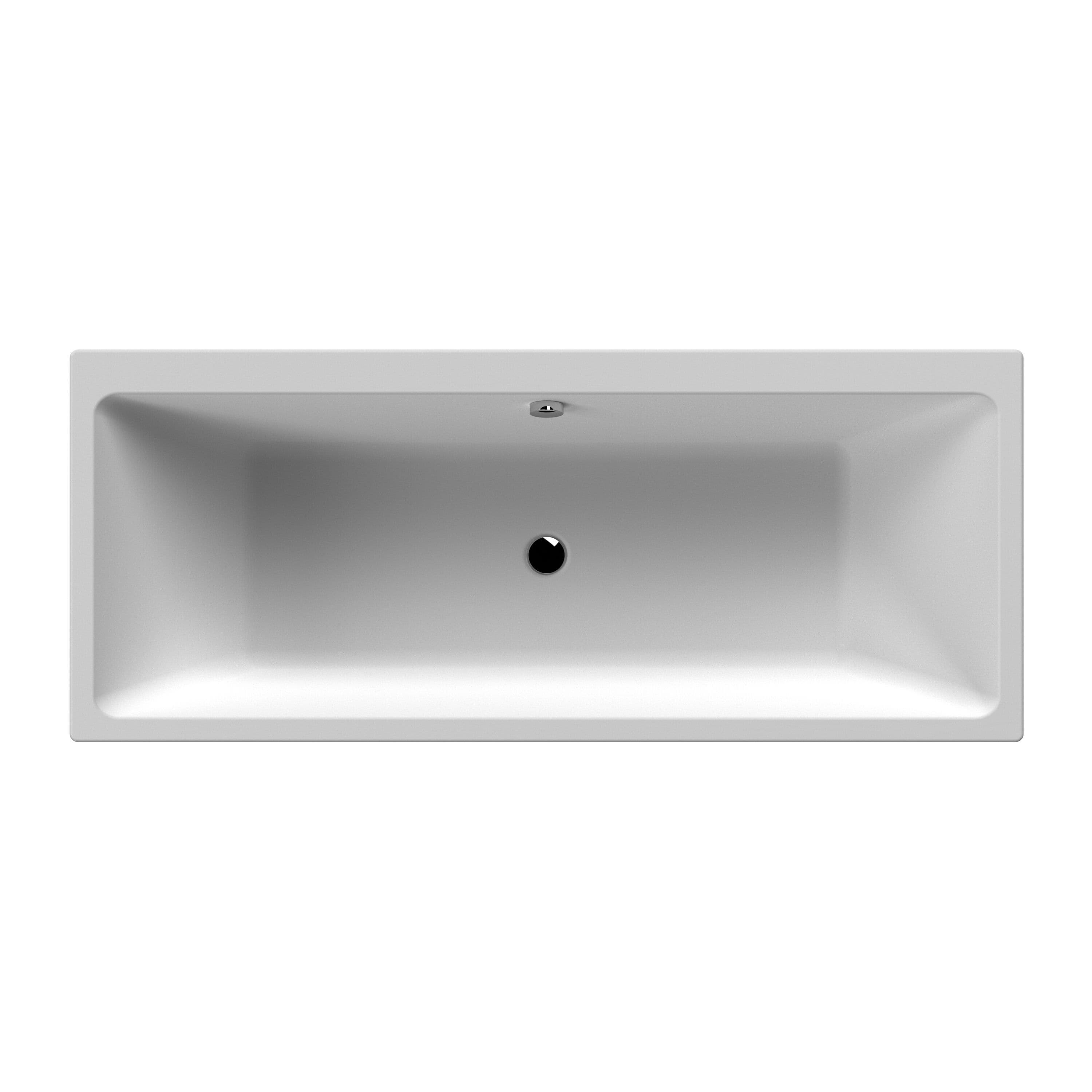 Thin Edge Double Ended Straight Shower Bath Leg Set 1800x800mm