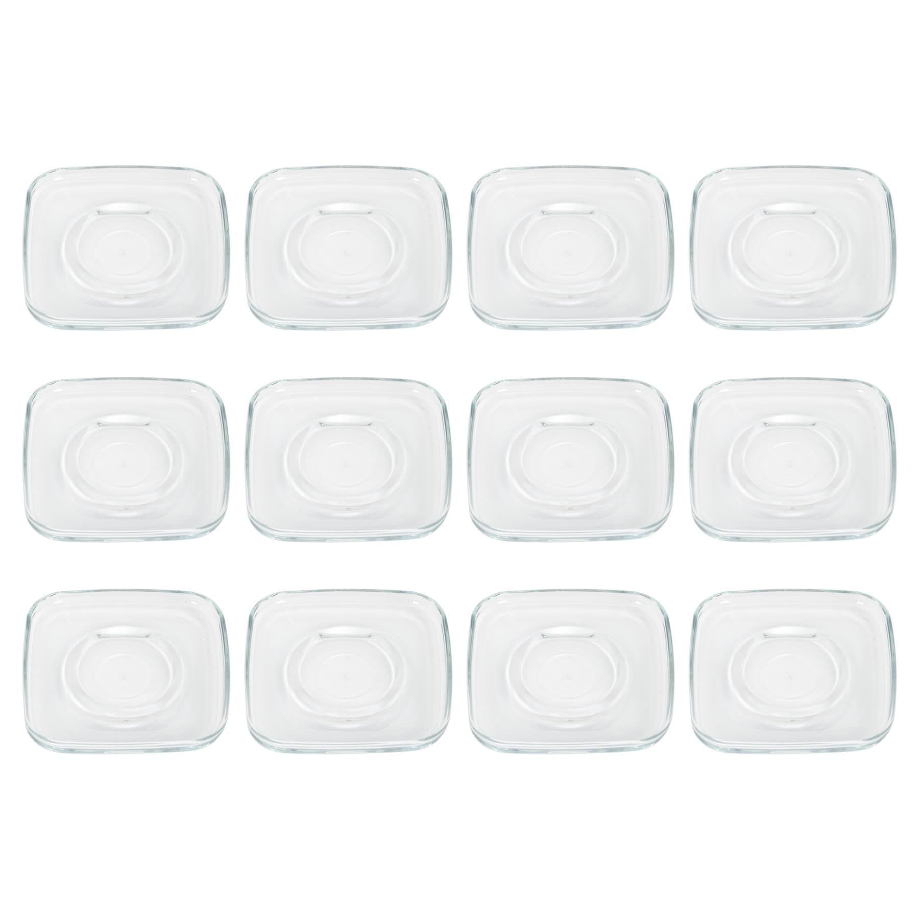 Cozy Glass Espresso Saucers - 12.5cm - Pack of 12