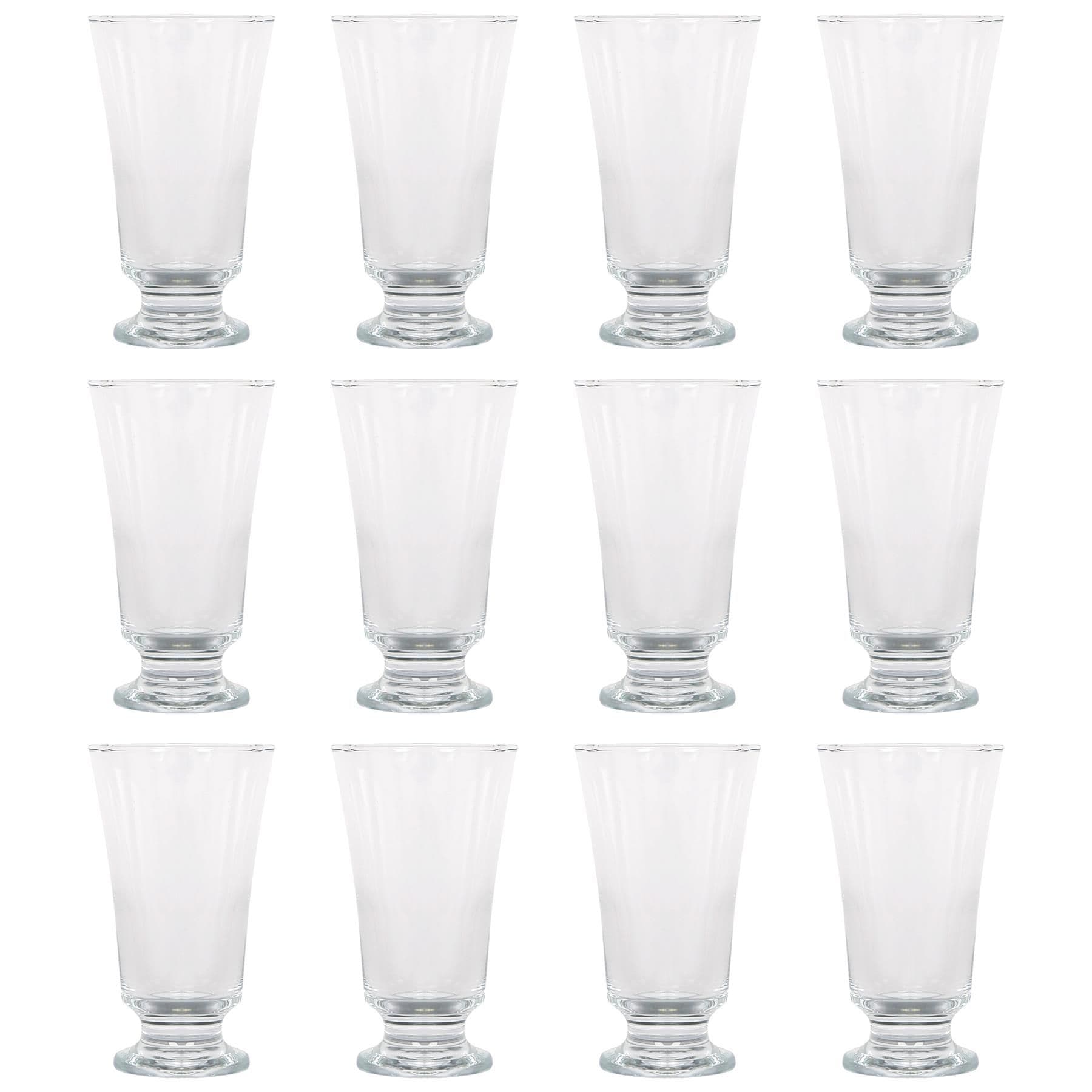 Troya Glass Footed Tumblers - 150ml - Pack of 12