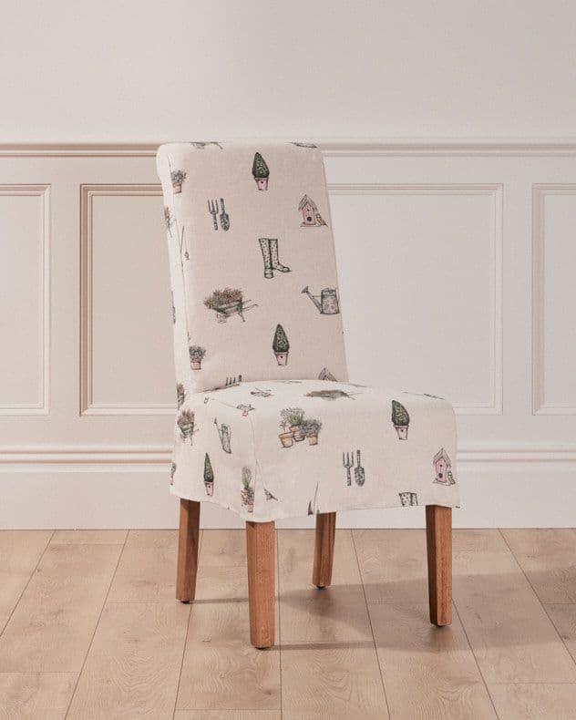 Set 2 Riviera Loose Cover Kitchen Furniture Dining Room Chair Country Living
