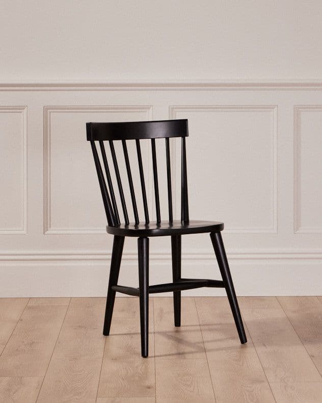 Set 2 Harrogate Painted Spindle Back Kitchen Furniture Dining Room Chair