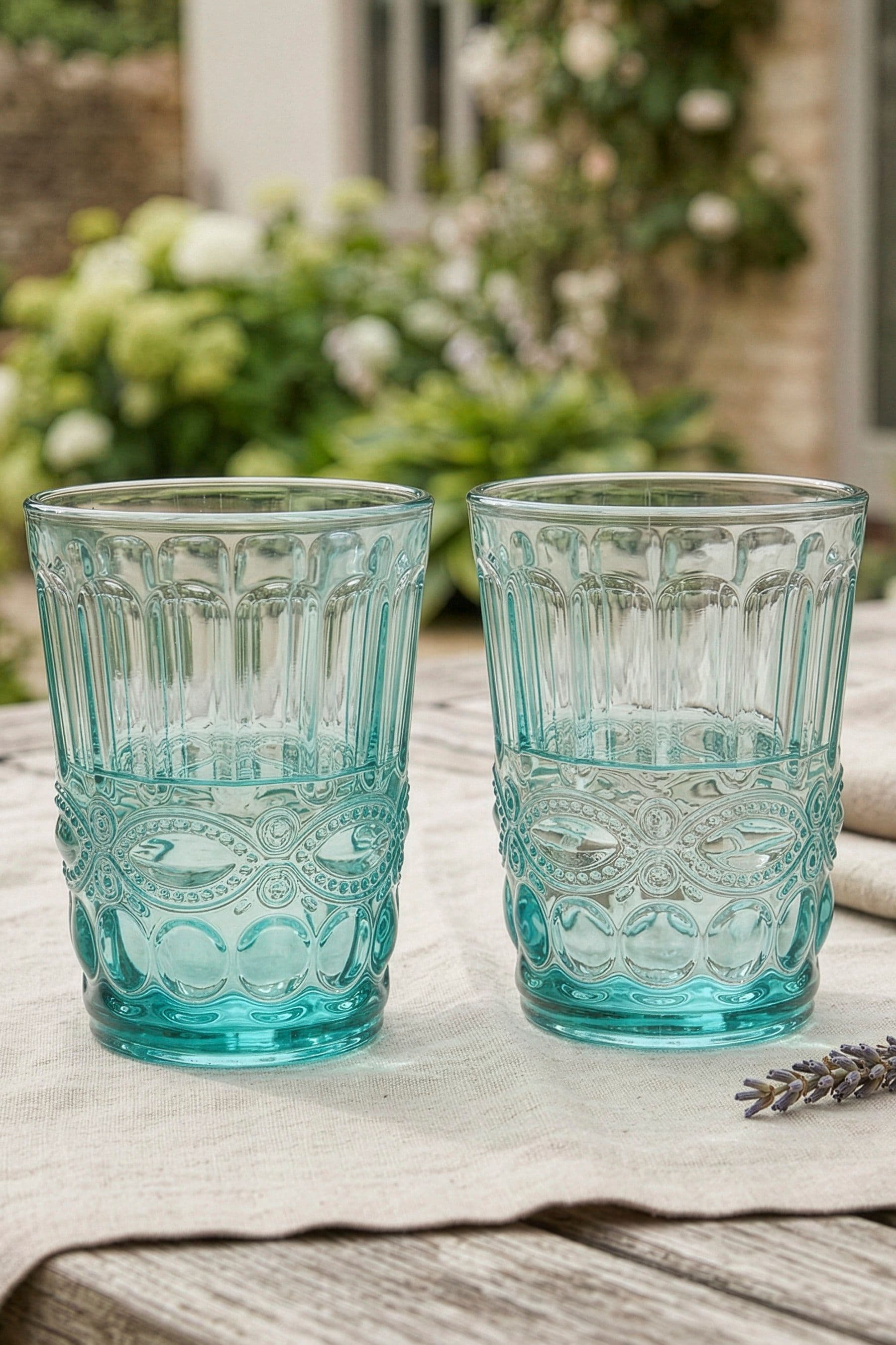 Set 2 Vintage Luxury Drinking Glass Whiskey Glass Tumblers