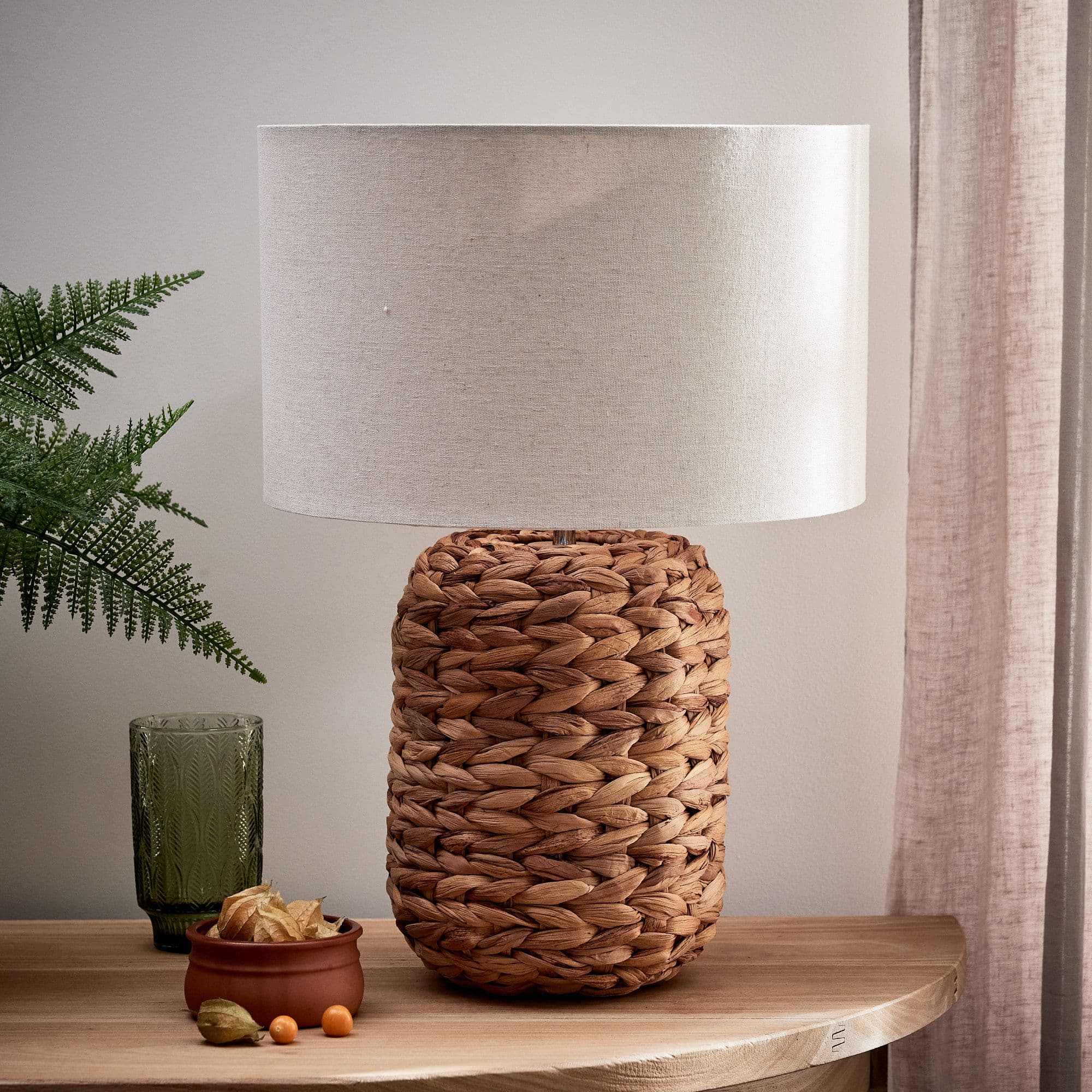 Plaited Room Bedside Table Lamp Décor Night Lamp Table Lamp Table Light