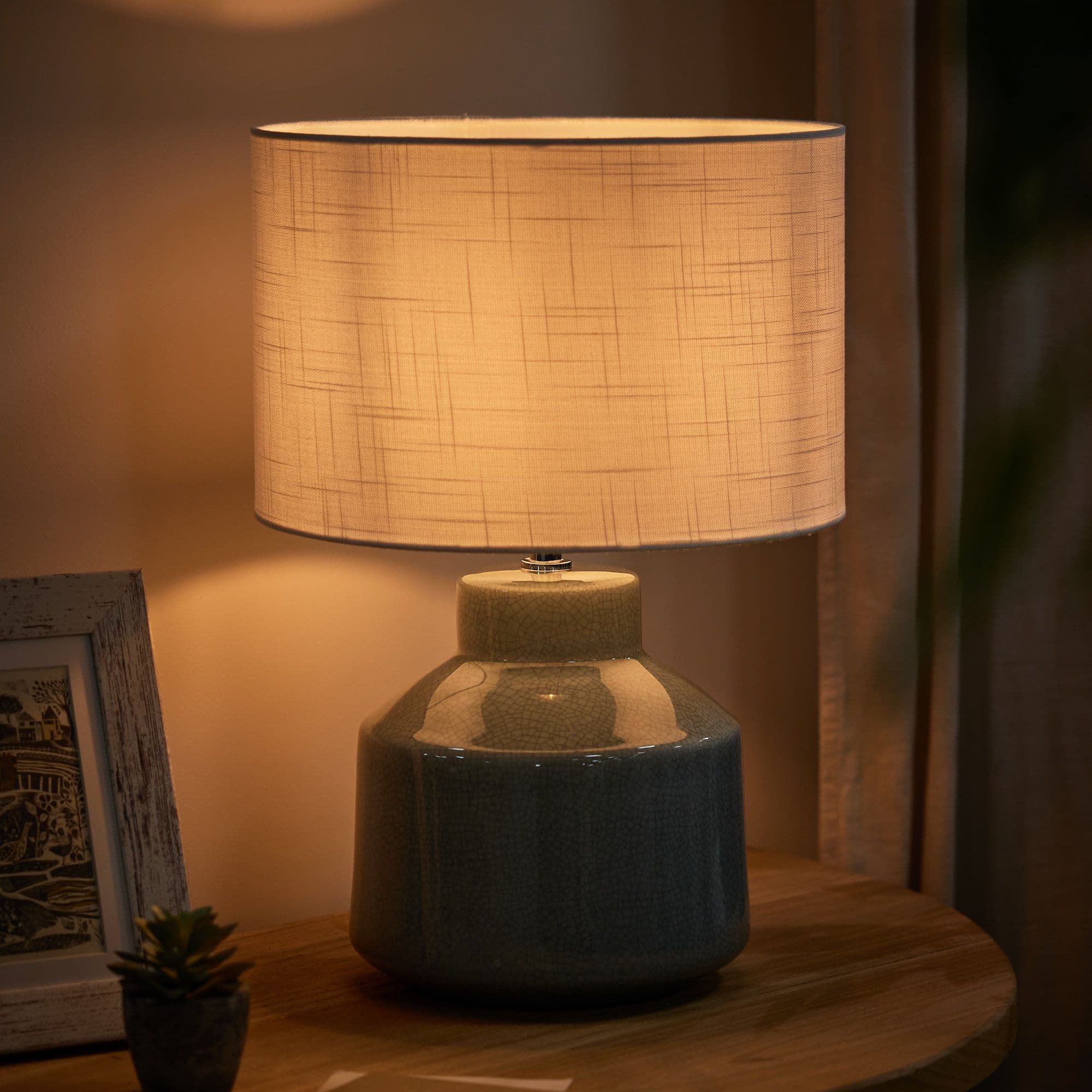 Vintage Style Ceramic Bedside Table Lamp Room Décor Office Desk Lamp Night Light Table Lamp