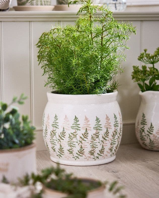 Vintage Style Large Fern Pot Indoor Outdoor Flower Garden Planter
