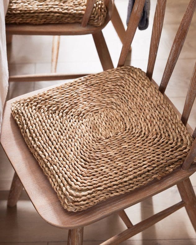 Rattan Woven Seagrass Straw Indoor Outdoor Chair Seat Pad Garden Furniture Cushion